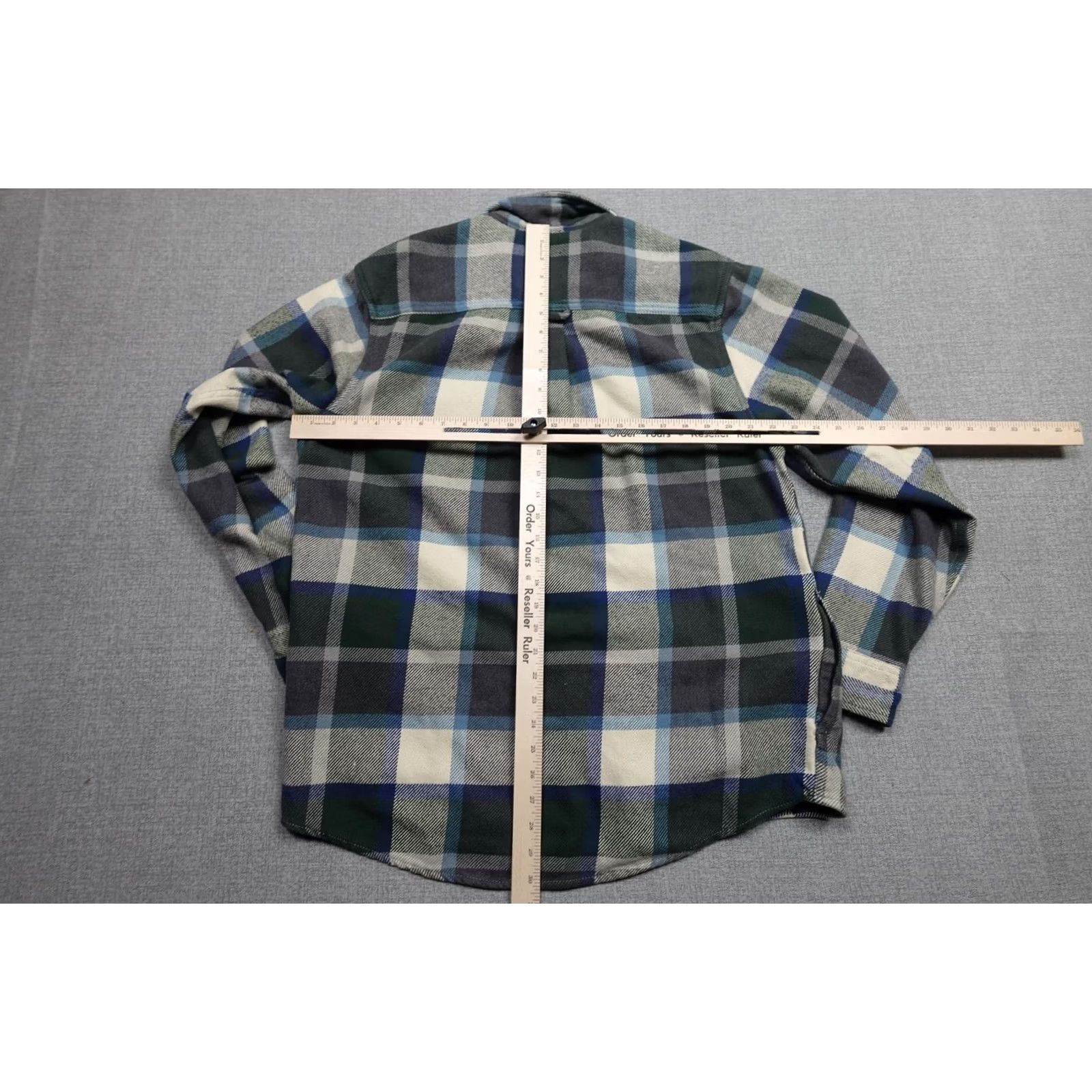 Orvis Orvis Button-Up Long Sleeve Flannel Shirt Mens Large Green Plaid with Pockets Size US L / EU 52-54 / 3 - 5 Thumbnail