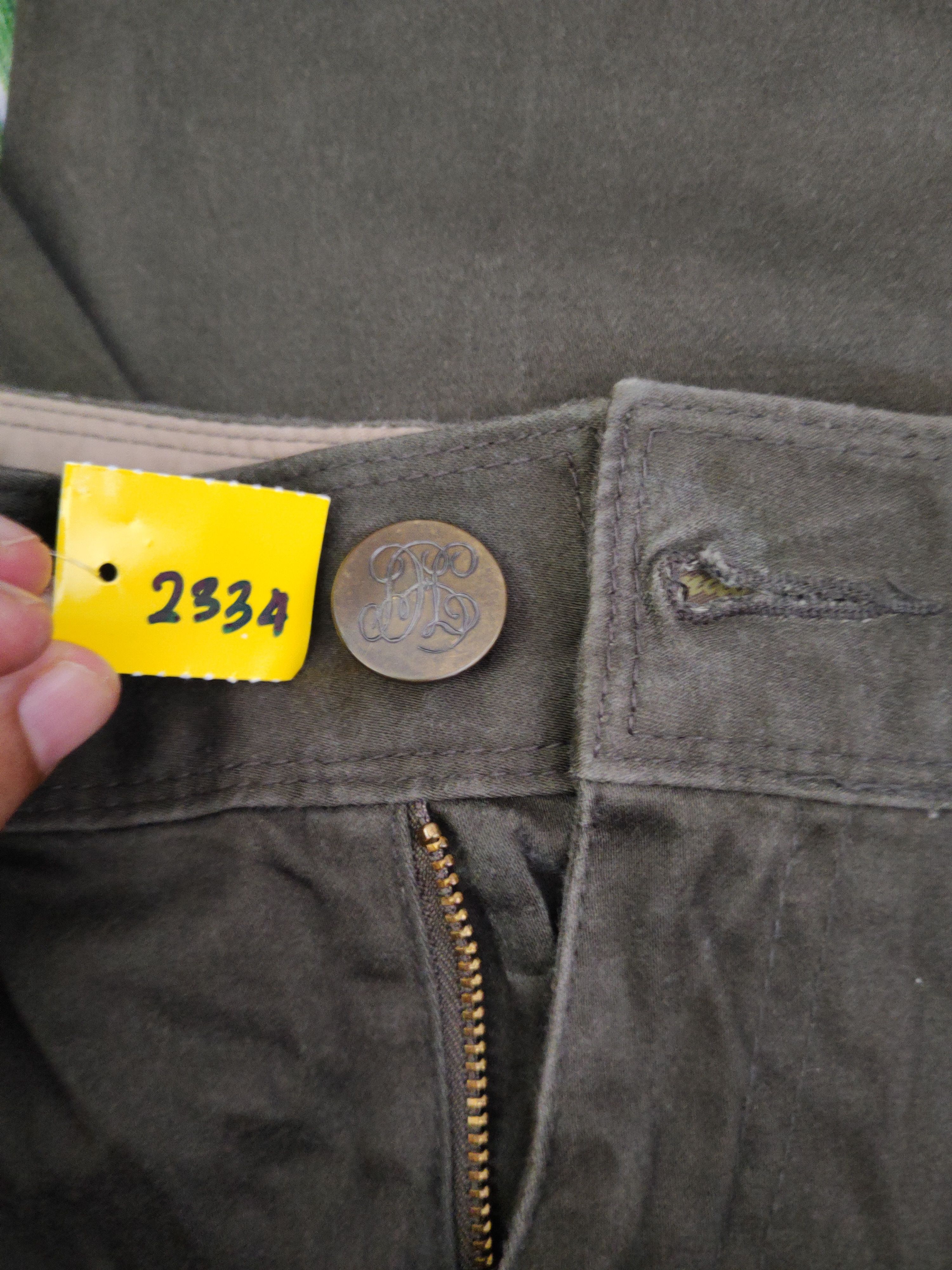 Japanese Brand DL Japanese Brand Dark Olive Multipocket Cargo Pants #2334 Size 28" / US 6 / IT 42 - 14 Thumbnail