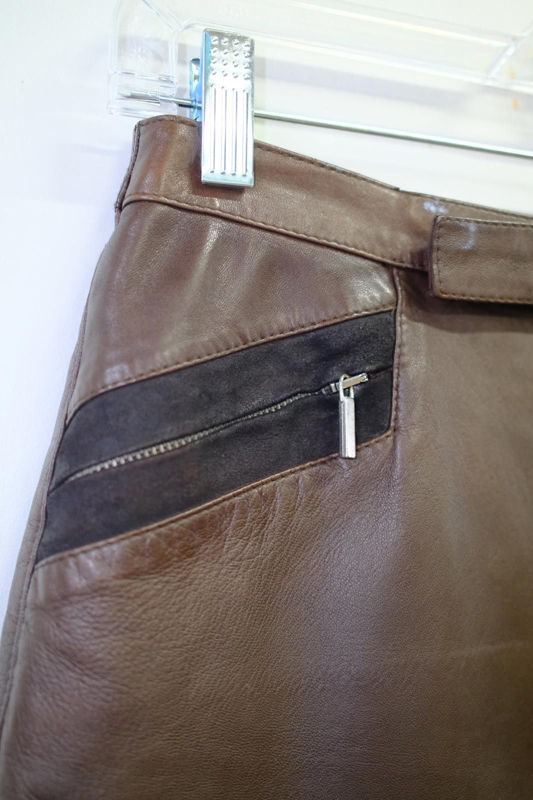 Other 00's Prandina Leather Skirt Size 28" / US 6 / IT 42 - 3 Thumbnail