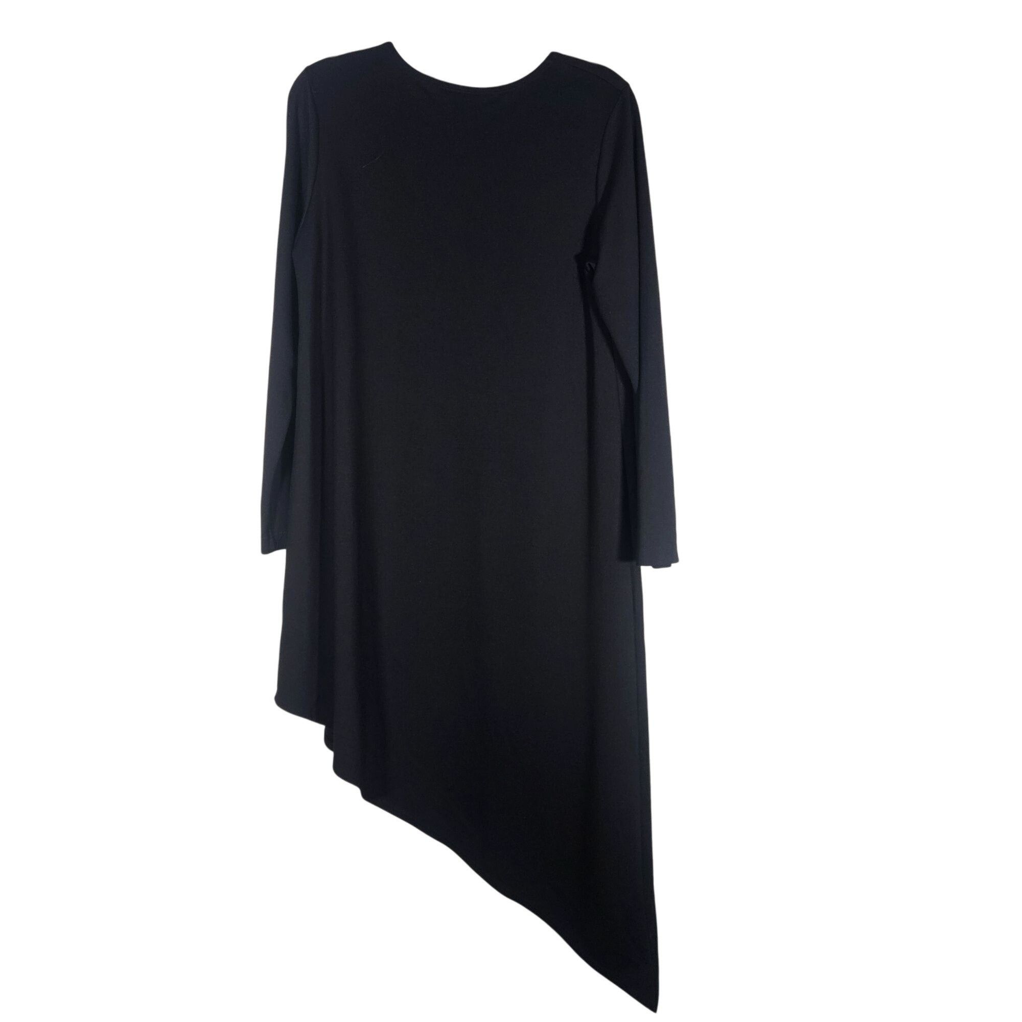 Bryn Walker Bryn Walker Womens Asymmetrical Dress Black M Minimalist Qui Size M / US 6-8 / IT 42-44 - 3 Thumbnail