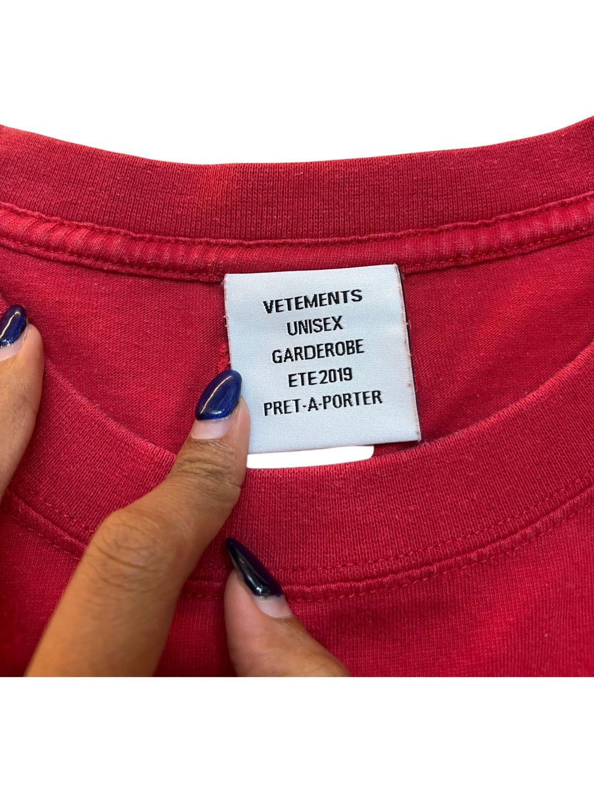 Vetements - 2019 Augmented Reality Graphic T-Shirt - tianchih.com
