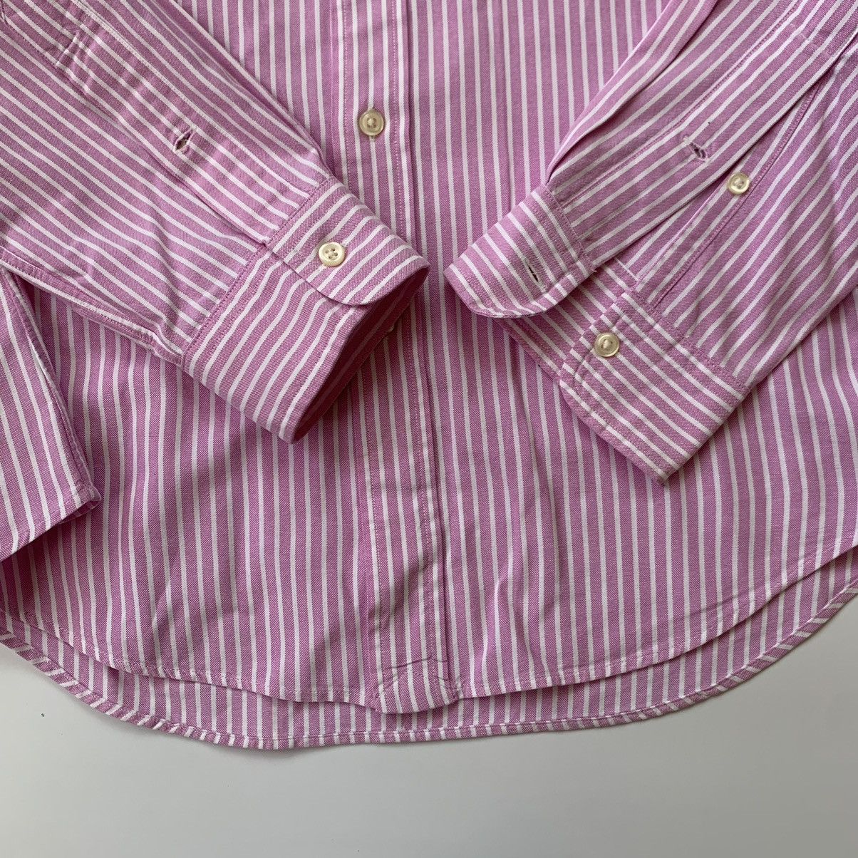 Ralph Lauren Polo Ralph Lauren Pink Striped Shirt Vintage Elegant Basic Size US M / EU 48-50 / 2 - 5 Thumbnail