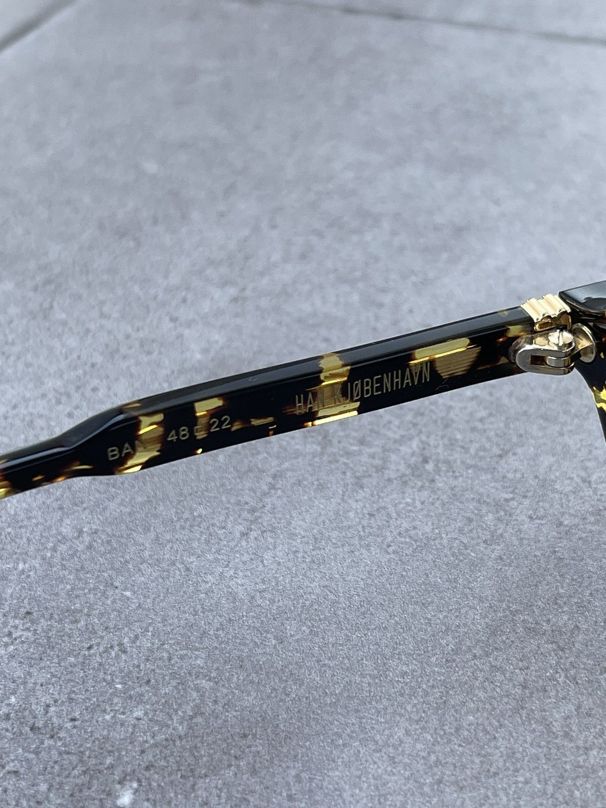 Han Kjobenhavn !DS! Han Kjobenhavn Banks Yellow Tortoise Sunglasses Size ONE SIZE - 18 Thumbnail