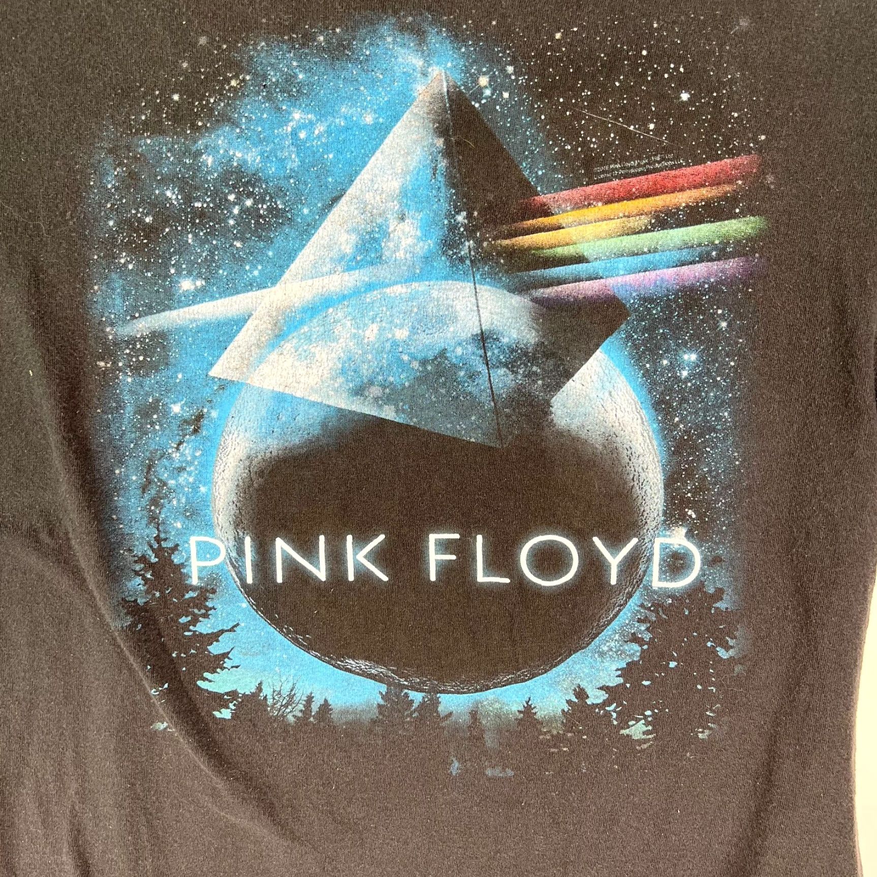Vintage Pink Floyd T-Shirt Graphic Print Black XL Crew Neck Short Sleeve Men Regular Size XL Size US XL / EU 56 / 4 - 2 Thumbnail