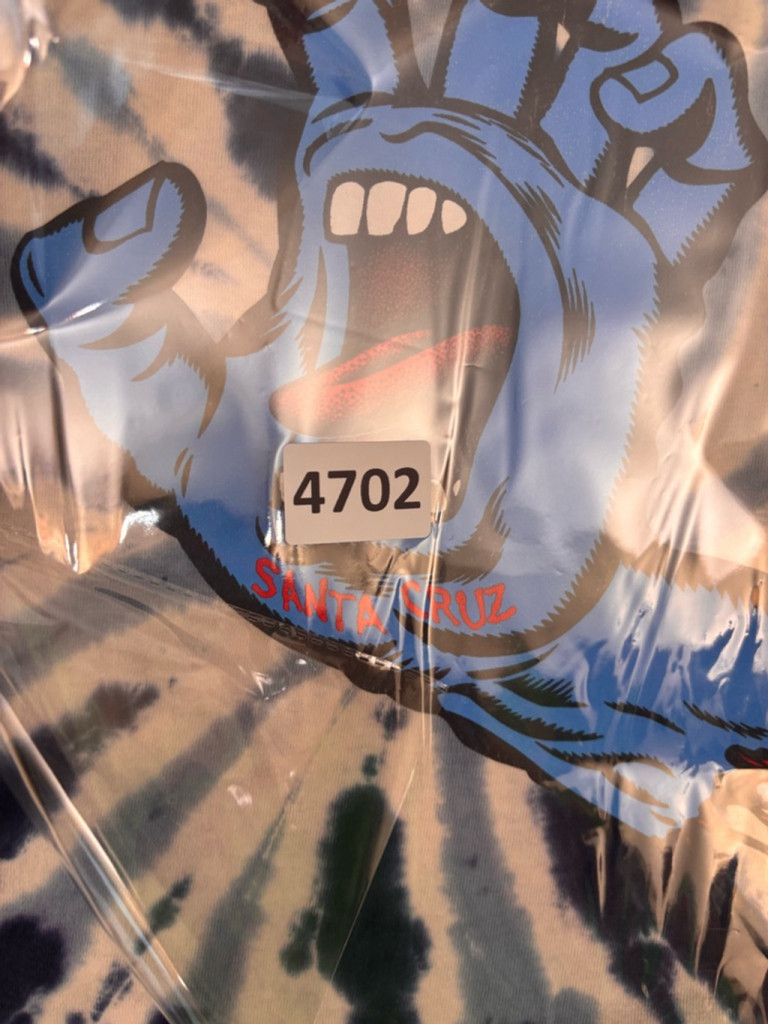 Santa Cruz Skateboards Men's Santa Cruz Tie Dye T-shirt Size M Blue Size US M / EU 48-50 / 2 - 11 Thumbnail