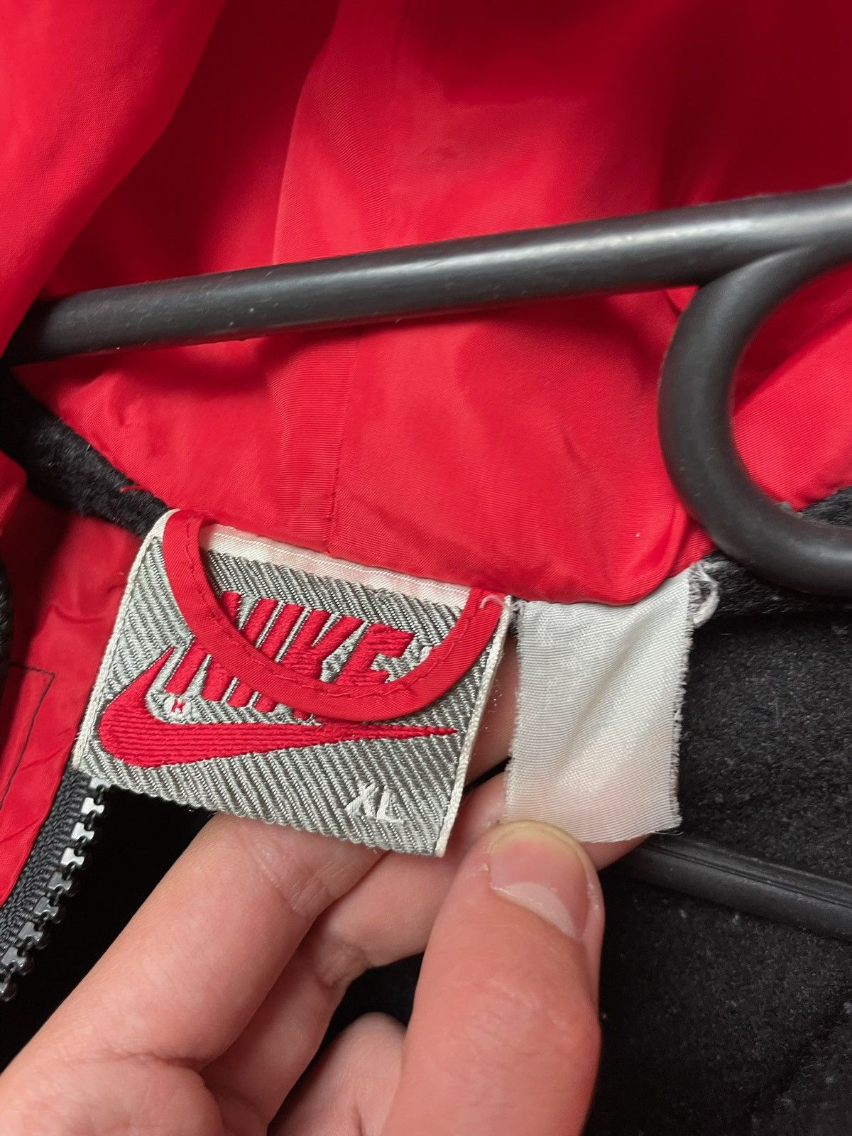 Nike × Vintage Vintage Nike Windrunner light jacket size XL red Size US XL / EU 56 / 4 - 3 Thumbnail