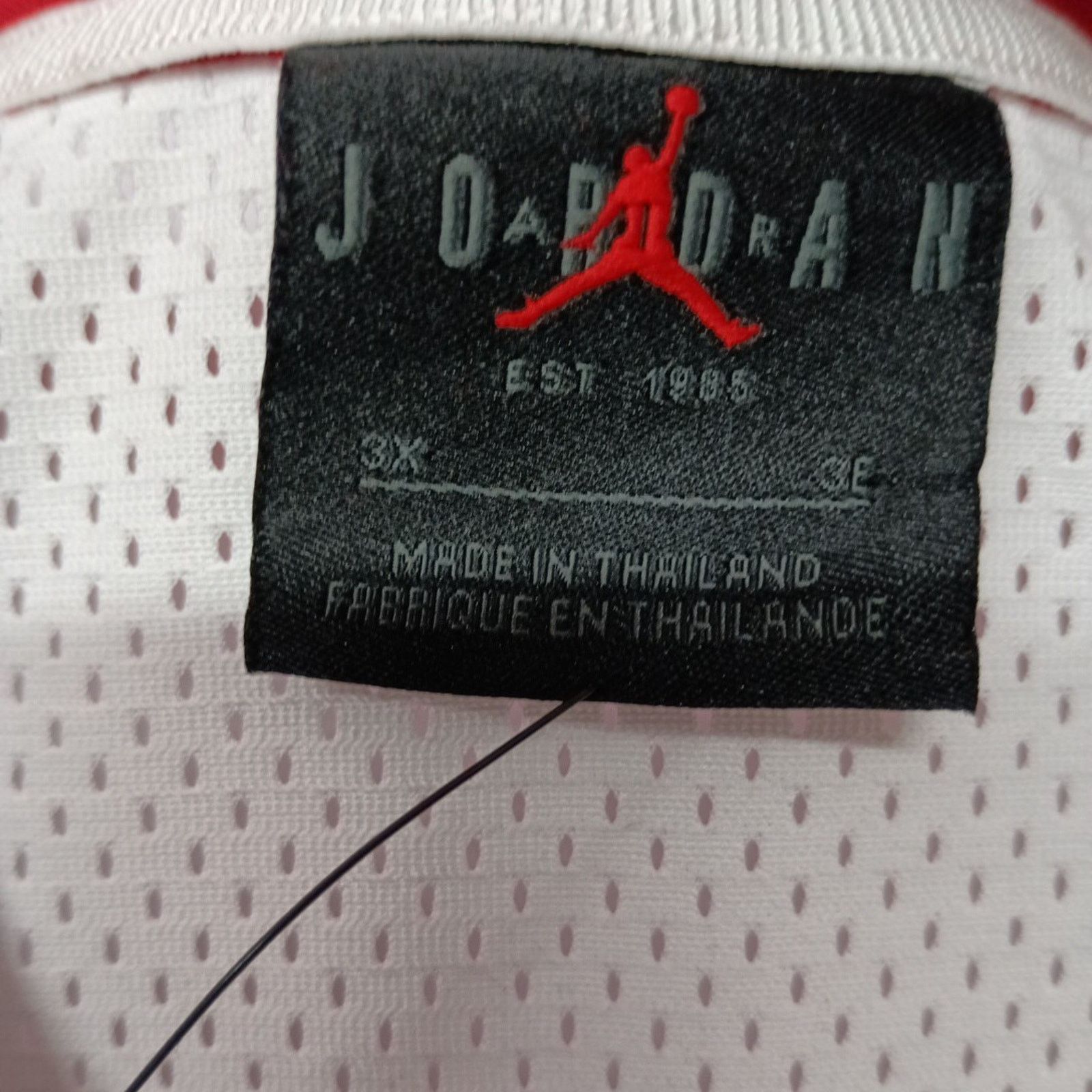Jordan Brand Jordan Jersey-Style Mesh Women's Plus Size 3X White Red Tank Size 3XL / US 20-22 - 3 Thumbnail