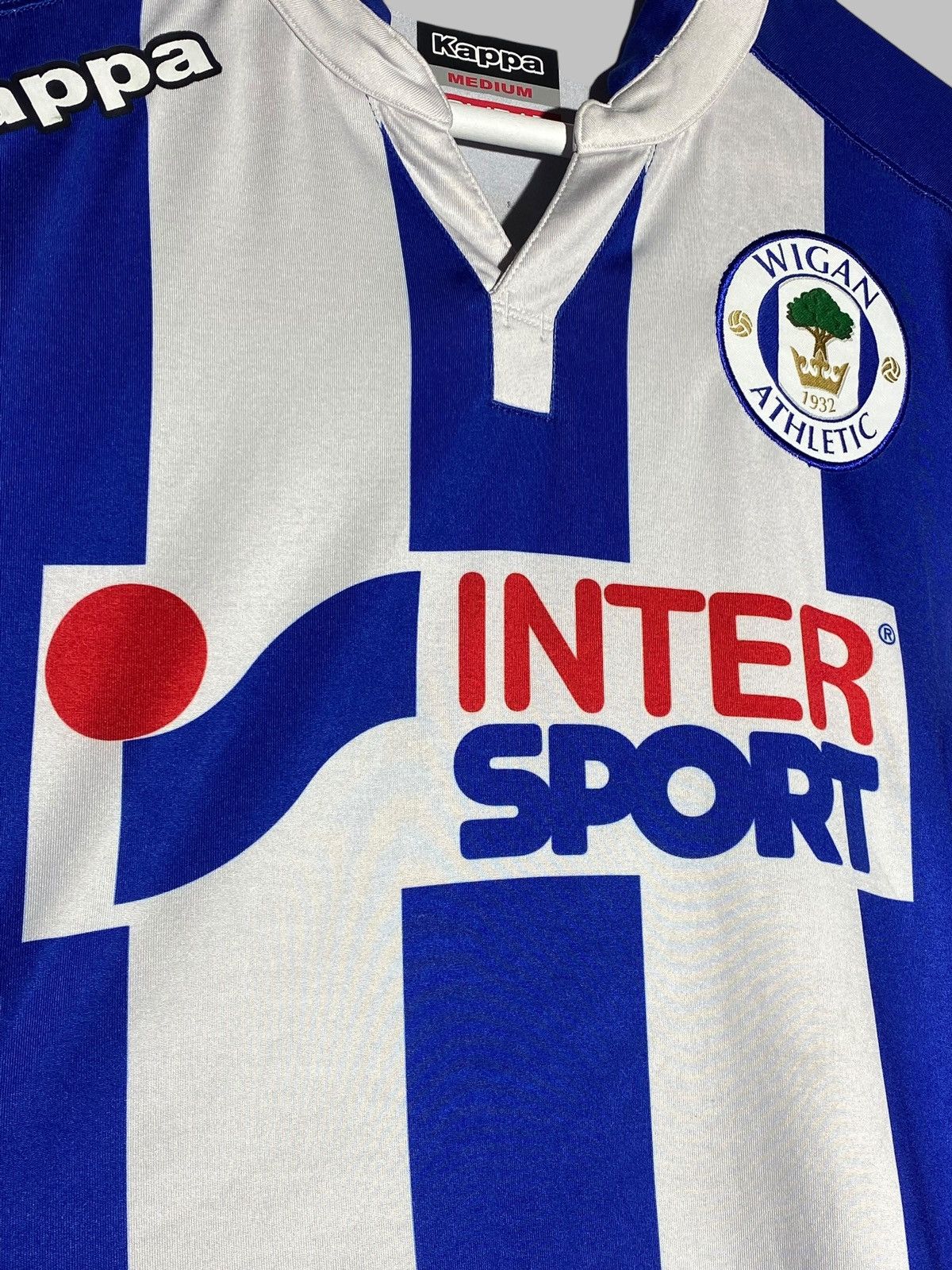 Kappa Kappa Wigan Athletic 2015/16 Home Football Shirt Size US M / EU 48-50 / 2 - 4 Thumbnail