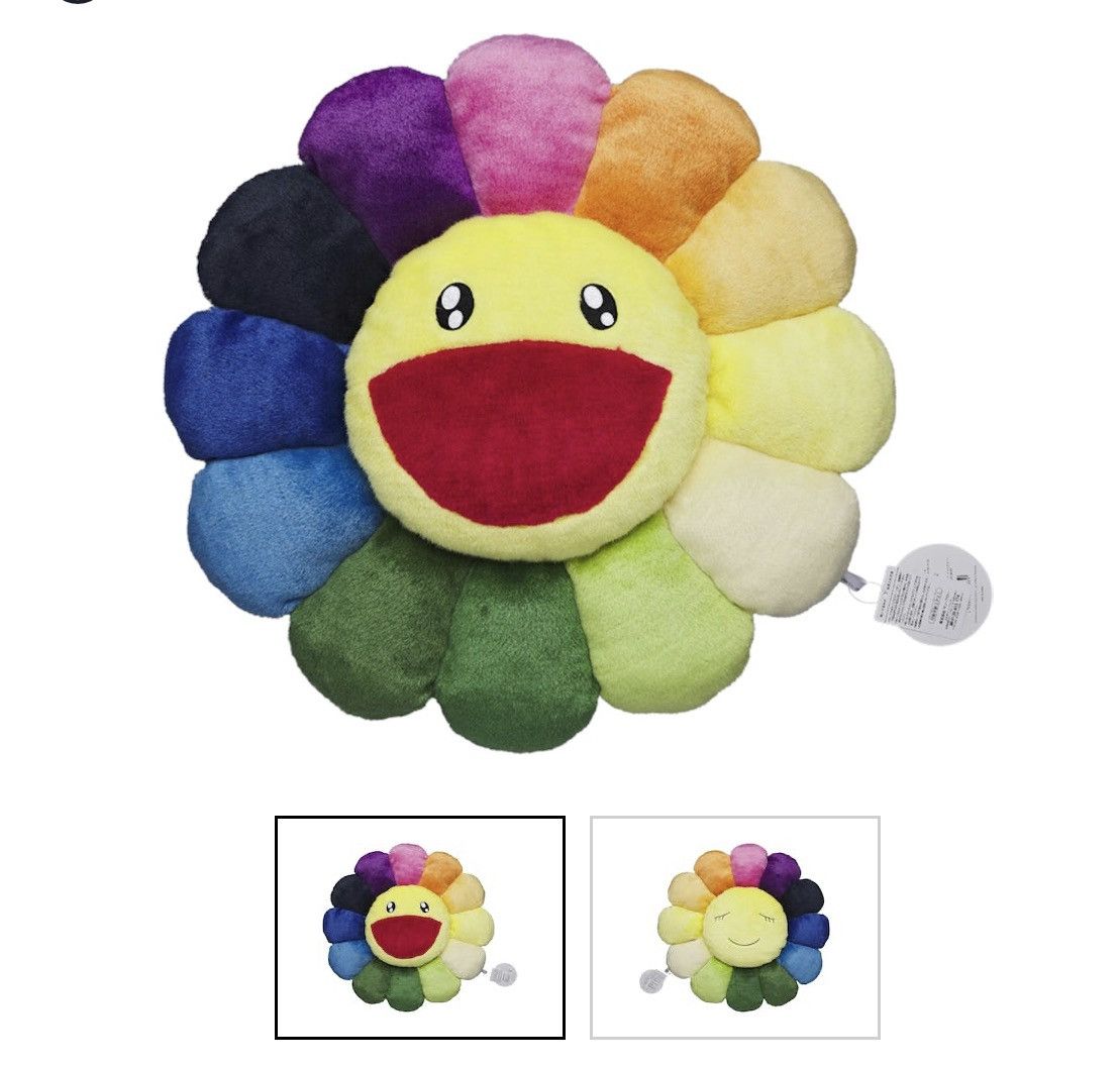 image of Takashi Murakami Flower Plush 60Cm in Yellow, Men's
