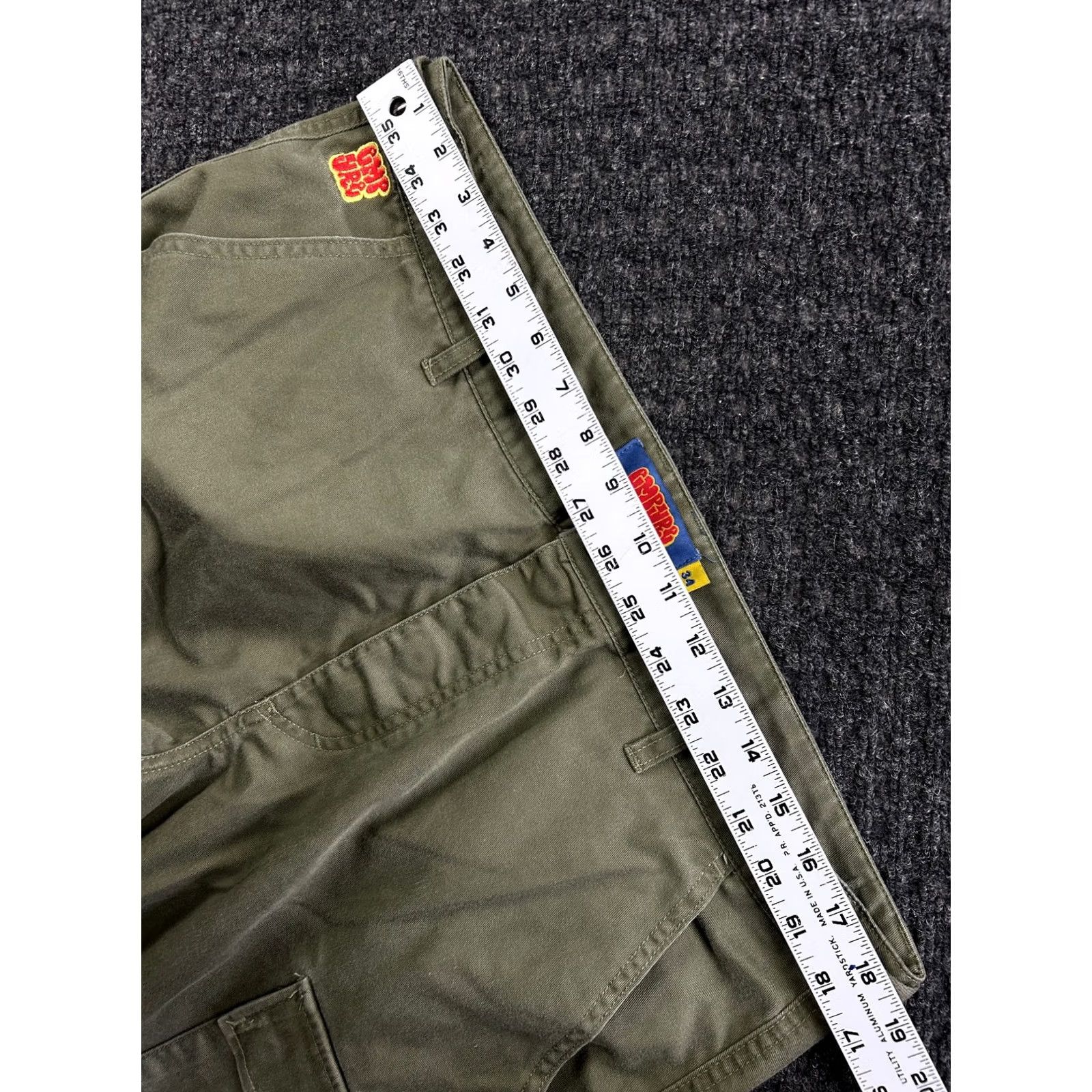Empyre Empyre Cargo Pants 34 Brown Wide Leg 90s Grunge Skater Y2K Men Regular 5-Pocket Denim Cotton Black? Wait. Size US 34 / EU 50 - 7 Thumbnail