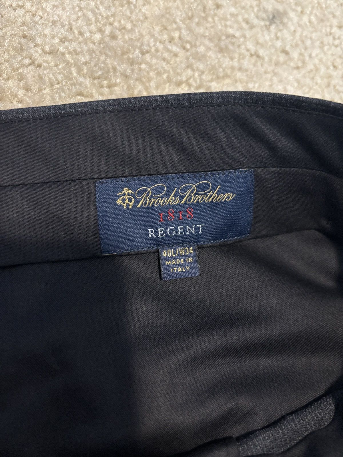 Brooks Brothers Brooks Brothers 1818 Regent Fit Suit Wool Reda Italy 40L Size 40L - 10 Thumbnail