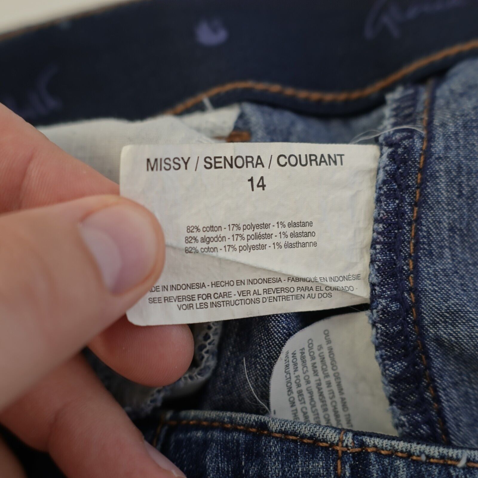 Gloria Vanderbilt Gloria Vanderbilt Capri Denim Elastic Waist Jeans Size 14 Hi Size 36" / US 14 / IT 50 - 8 Thumbnail