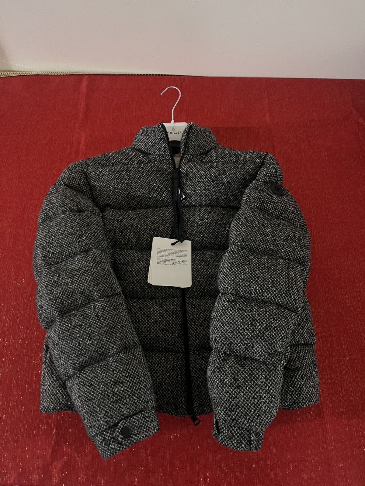 Moncler Men’s Wool Melange Quilted Down Jacket Sz 1 Size US S / EU 44-46 / 1 - 23 Thumbnail