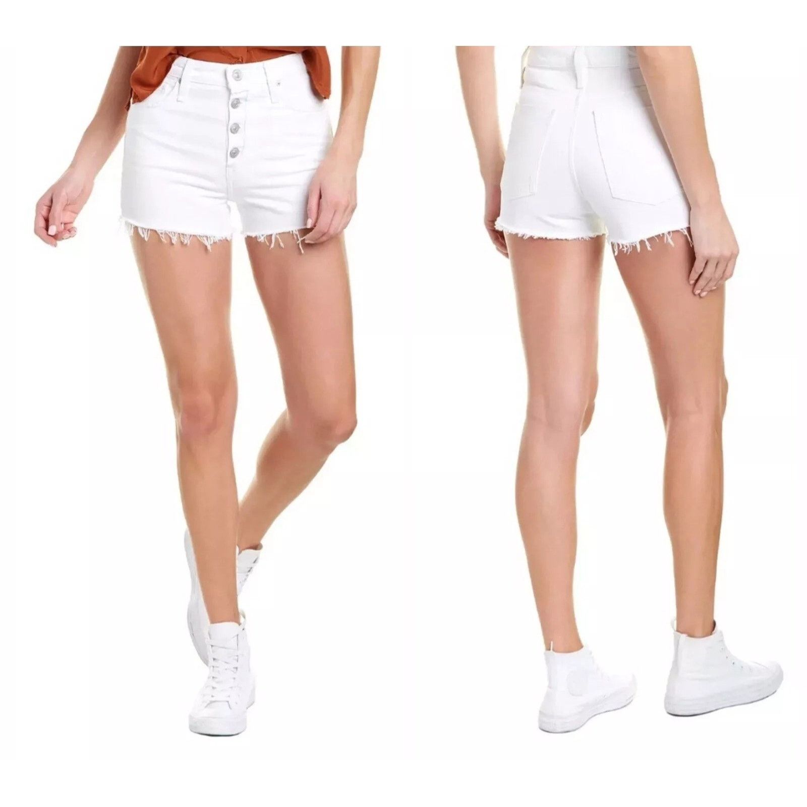 Hudson Hudson Cara Classic Offshore High Rise Shorts Size 31 W 34 Size 31" - 3 Thumbnail