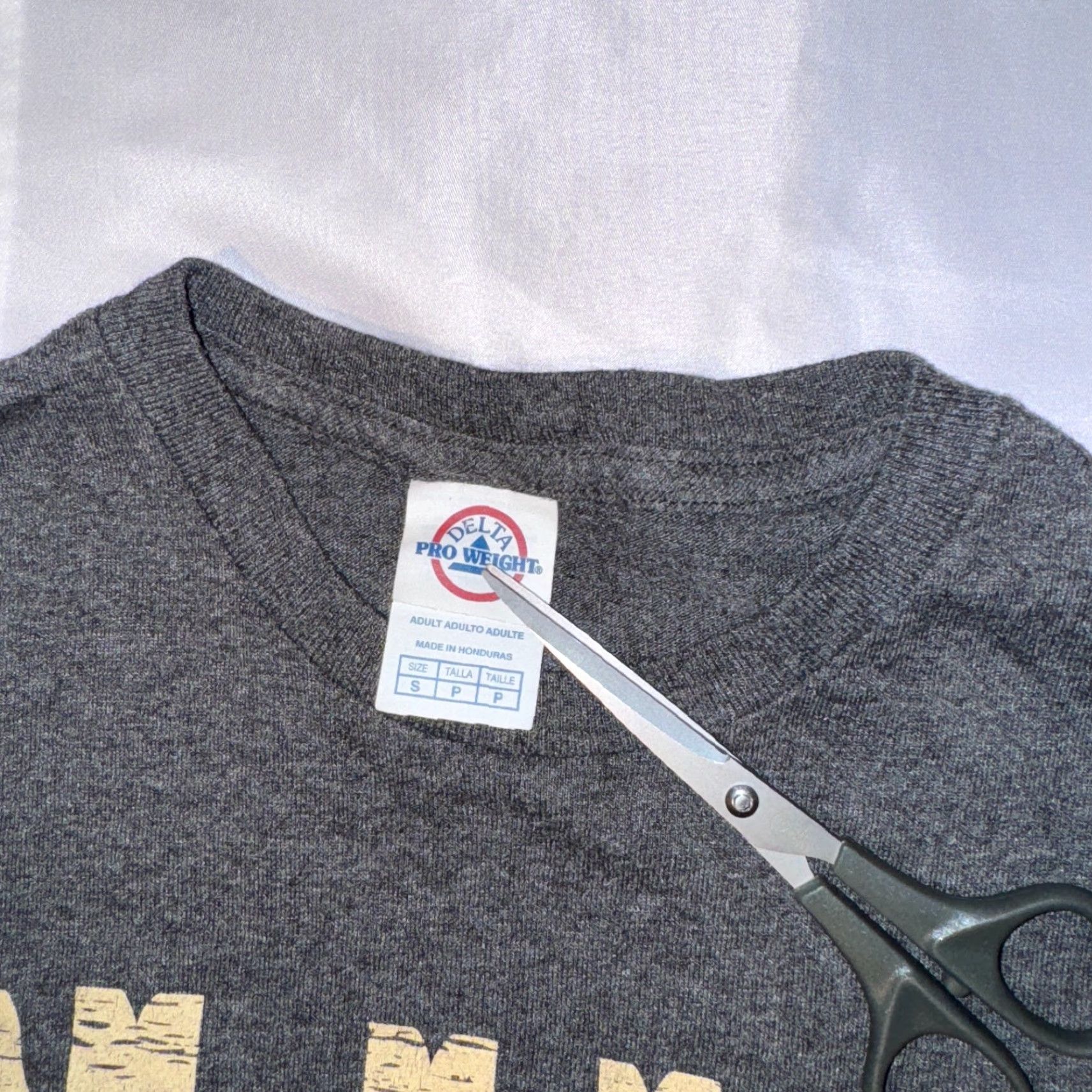 Delta Delta Gray Tshirt - S Shirt Women Casual Short Sleeve Logo Cowgirl Vintage? (No) - Cotton Jersey Size S / US 4 / IT 40 - 5 Thumbnail
