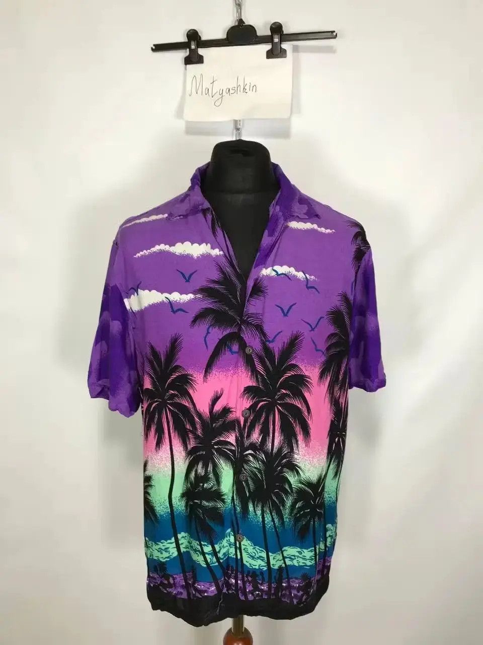 Vintage Mauro Lerrini hawaiian shirt size L Size US L / EU 52-54 / 3 - 1 Thumbnail