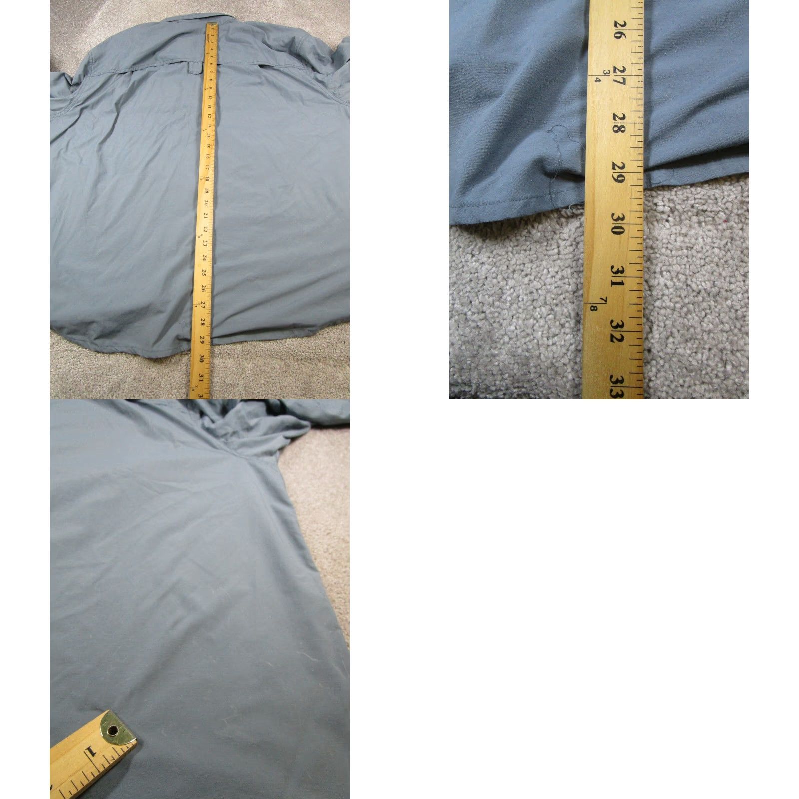 Vintage REI Shirt Mens 2XL Blue Upf 50+ Hiking Button Up Shirt - REI Button-Up Nylon Collared Long Sleeve Casual Travel Workwear Mens, Blue 2XL REI Shirt Size US XXL / EU 58 / 5 - 8 Thumbnail