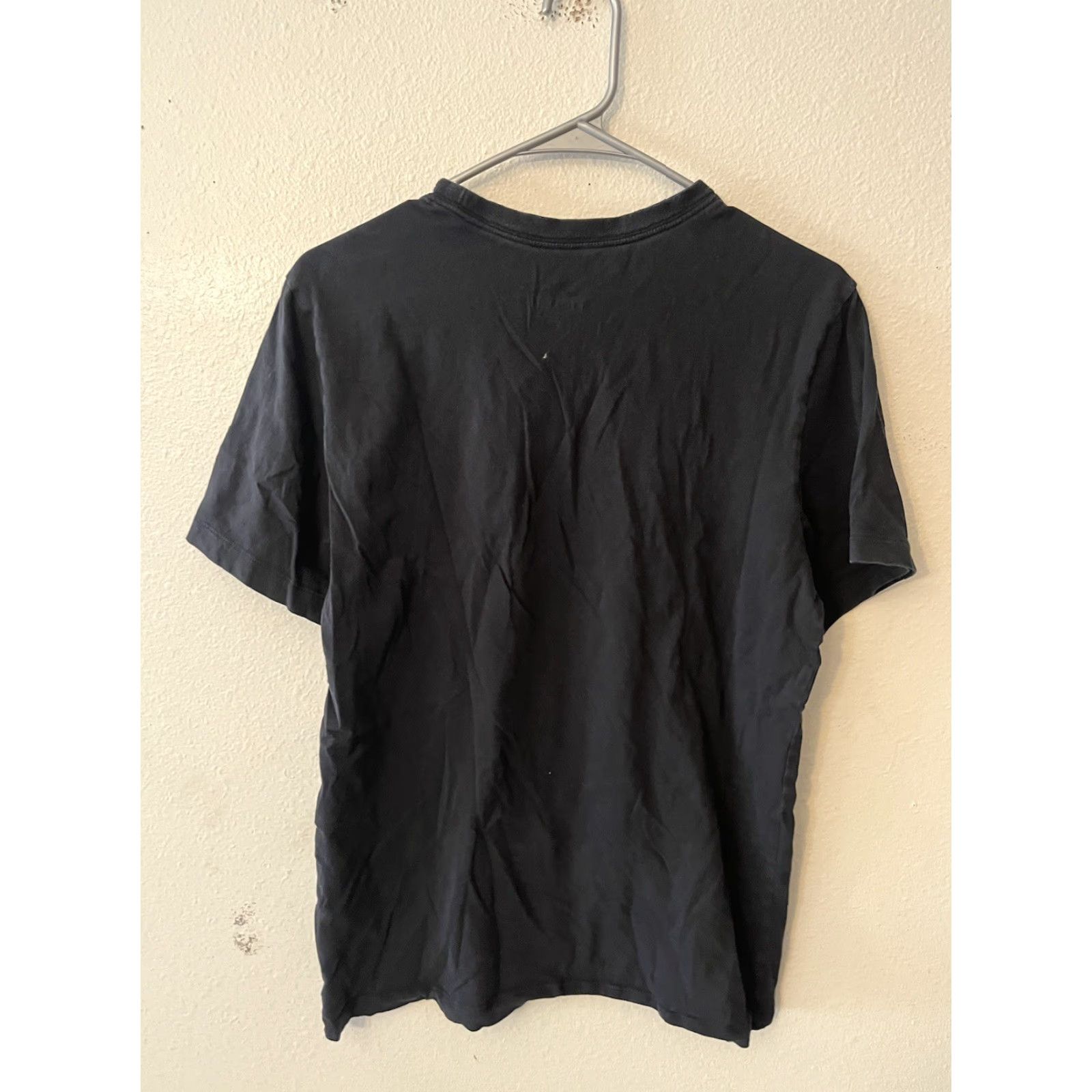 Nike Nike Dri-Fit Tee T-Shirt Mens Black Solid Graphic Logo Short Sleeve Size M Athletic Size US M / EU 48-50 / 2 - 2 Thumbnail