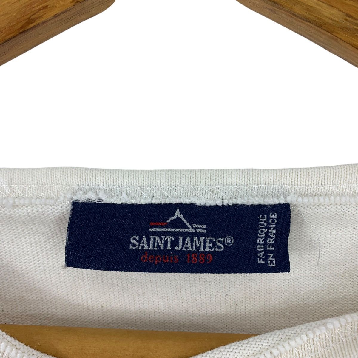 Saint James × Vintage Vintage SAINT JAMES Long sleeve plain tee Size US S / EU 44-46 / 1 - 3 Thumbnail
