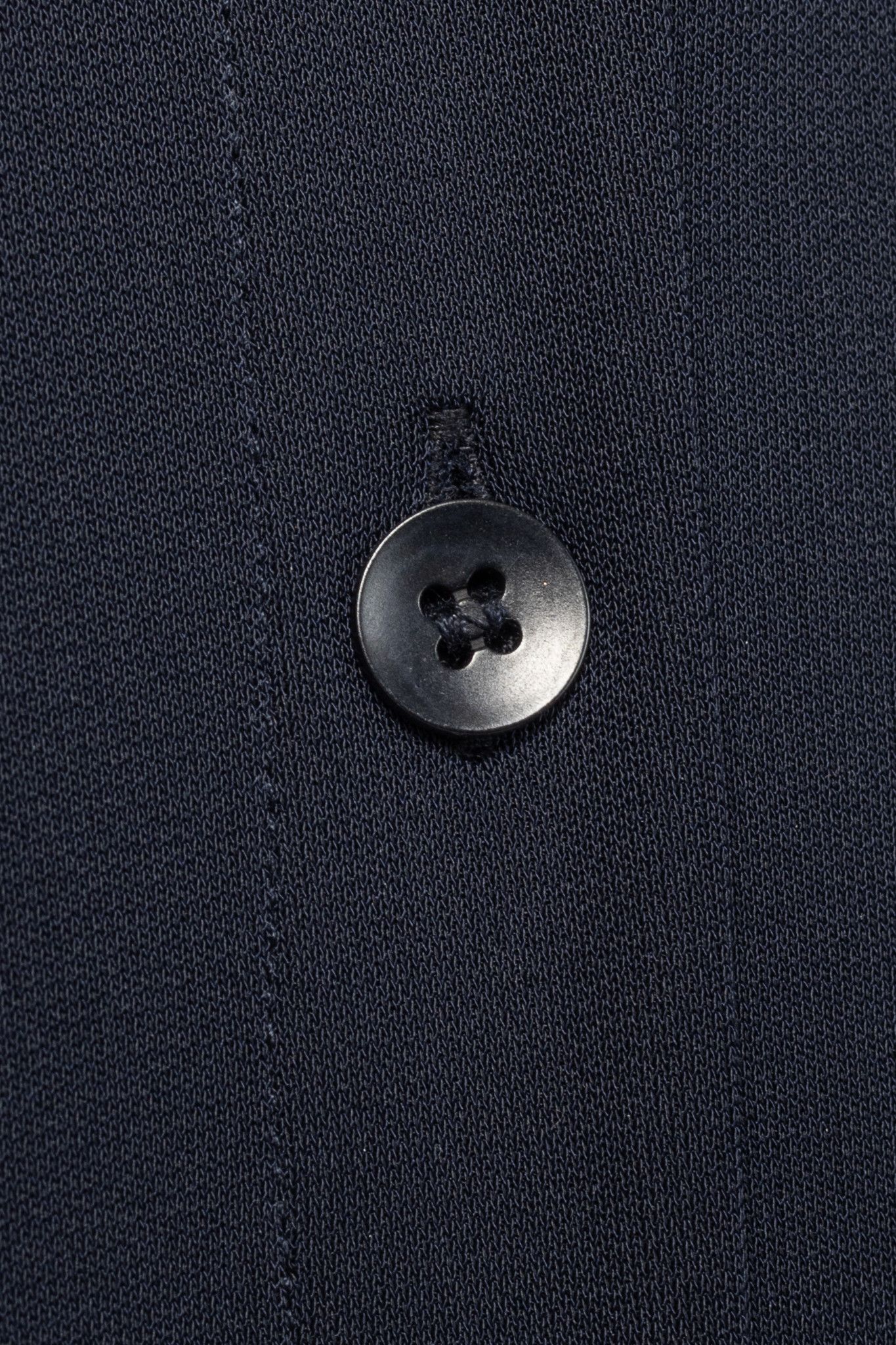Tibi Tibi Navy Harlow Jersey Slim Short Sleeve Shirt Size M / US 6-8 / IT 42-44 - 7 Thumbnail
