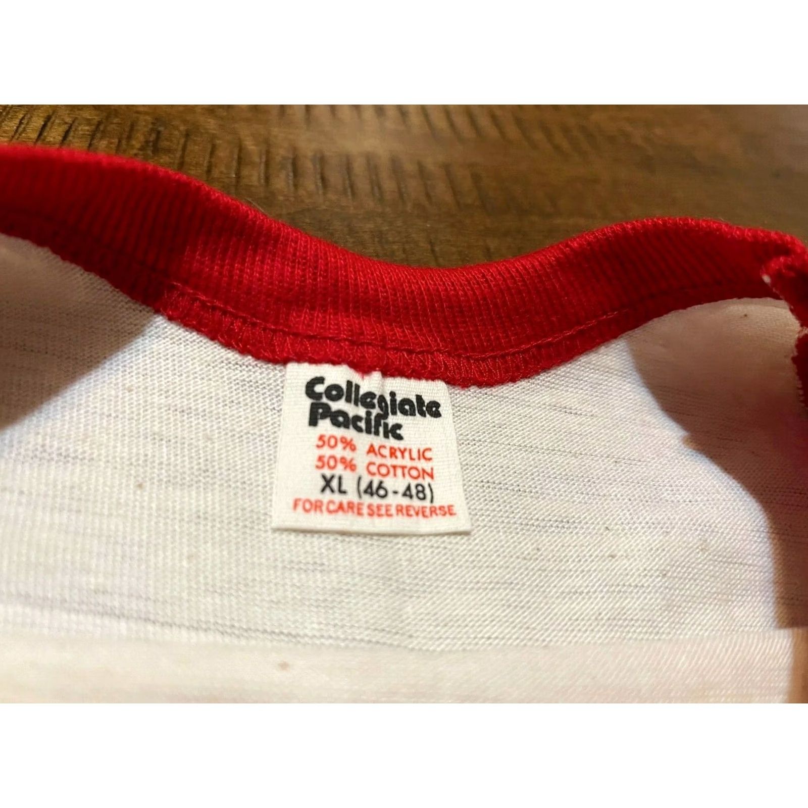 Vintage VINTAGE Hughes Aircraft Company GSG Employee Referral Sweepstakes Baseball Shirt XL White 3/4 Sleeve Mens Size US XL / EU 56 / 4 - 4 Thumbnail