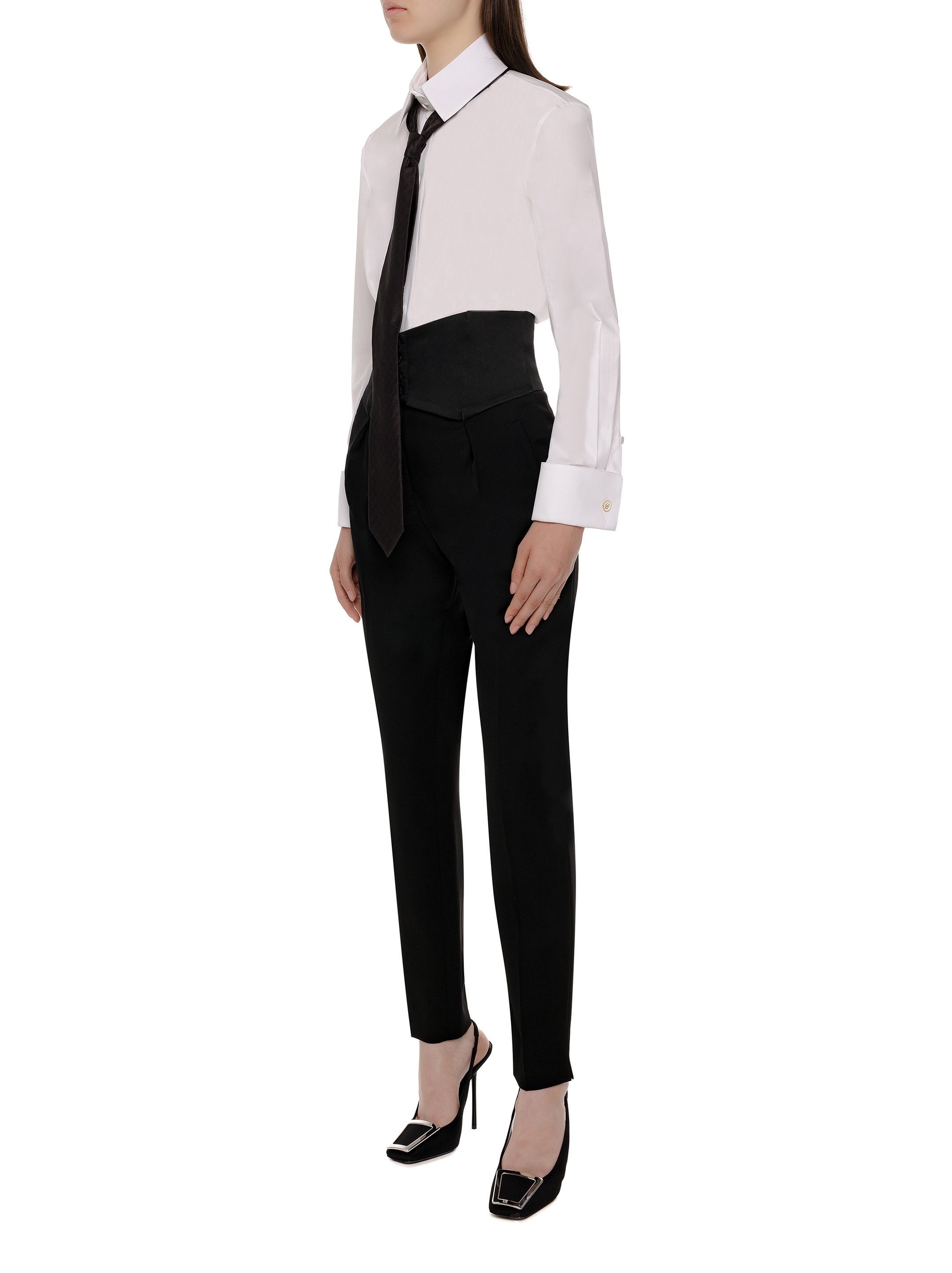 Saint Laurent Paris o1bcso1str1124 Maxine Slingback Pumps in Black Size US 6 / IT 36 - 2 Thumbnail