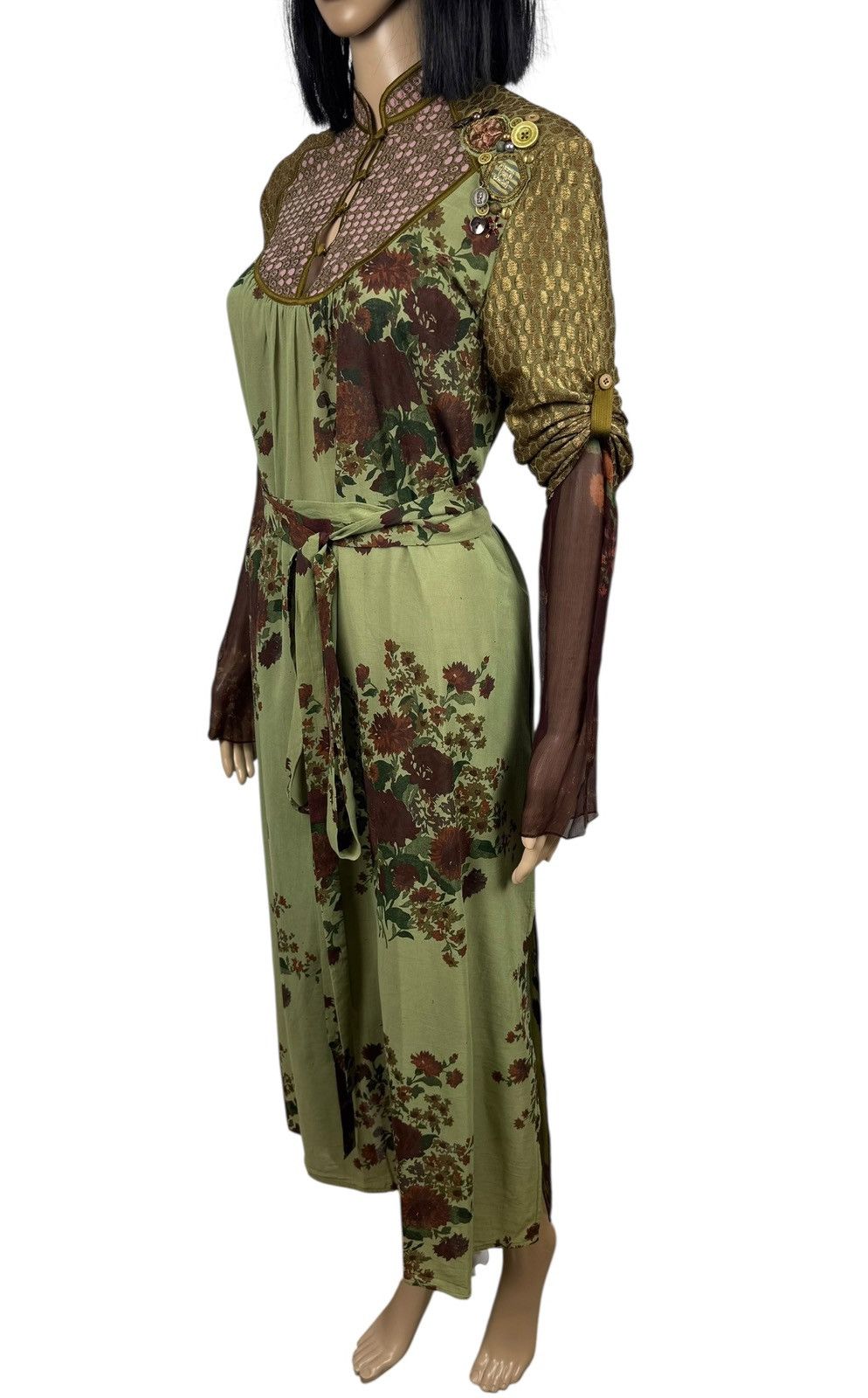 Other Sabyasachi India Silk Cotton Hand Printed Dress Stitched 12 Size M / US 6-8 / IT 42-44 - 3 Thumbnail