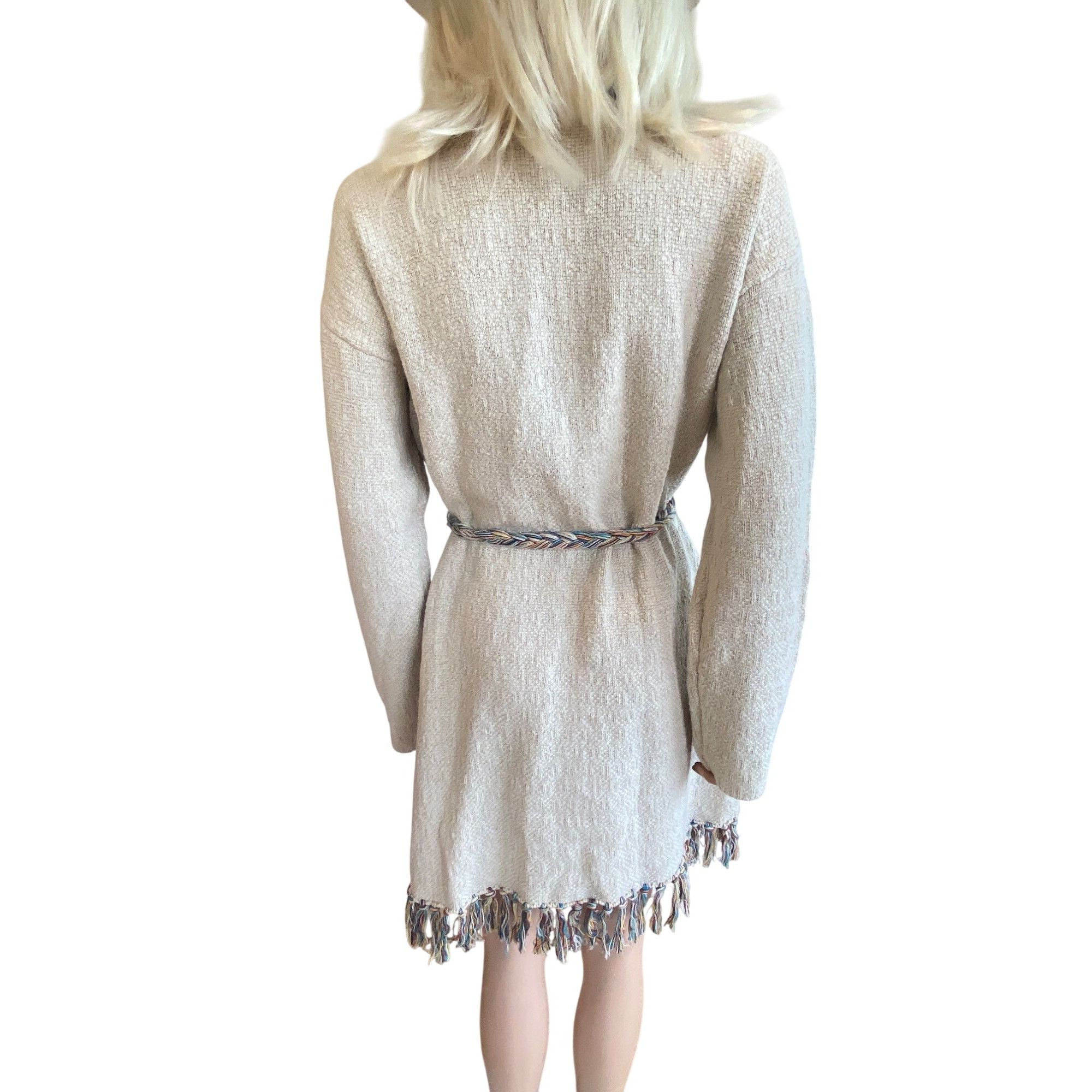Faherty New $298 Faherty Crow Stripes Tassel Organic Cotton Duster C Size S / US 4 / IT 40 - 7 Thumbnail