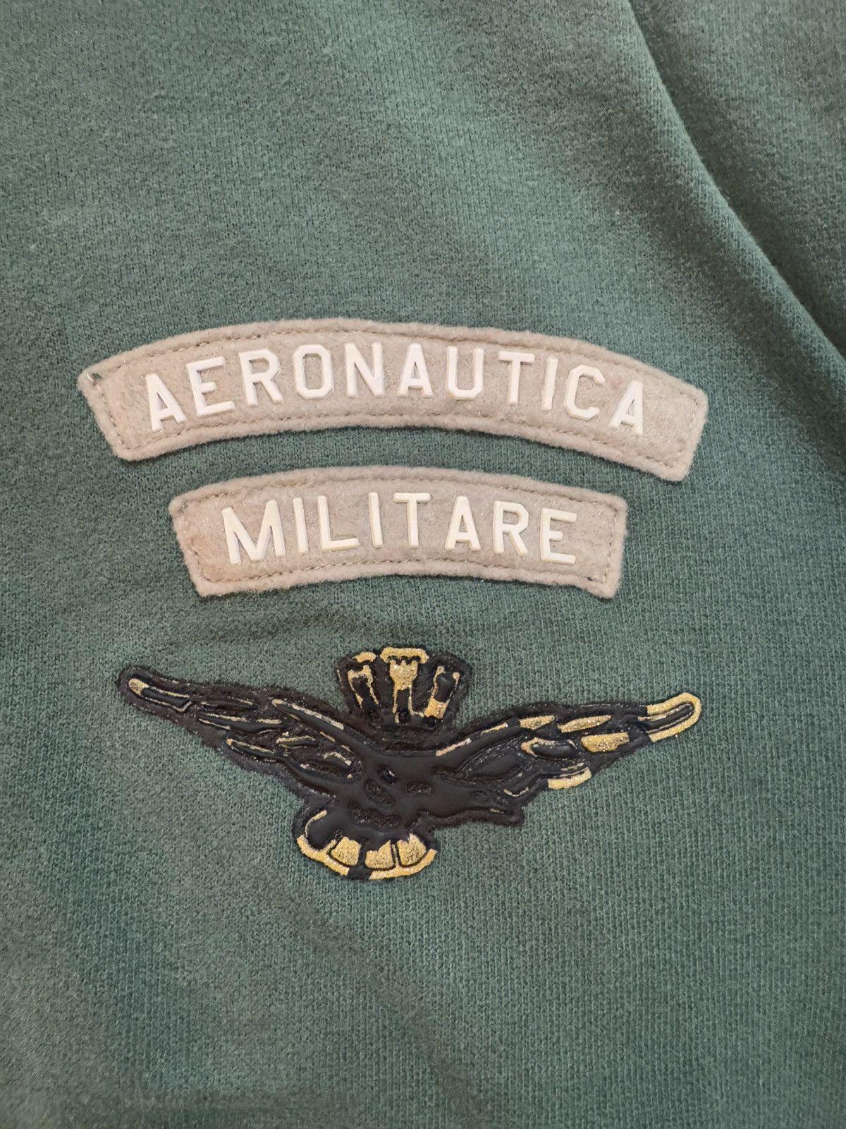 Aeronautica Militare × Vintage VTG Aeronautica Militare Cotton Zipper Jacket Size US M / EU 48-50 / 2 - 4 Thumbnail