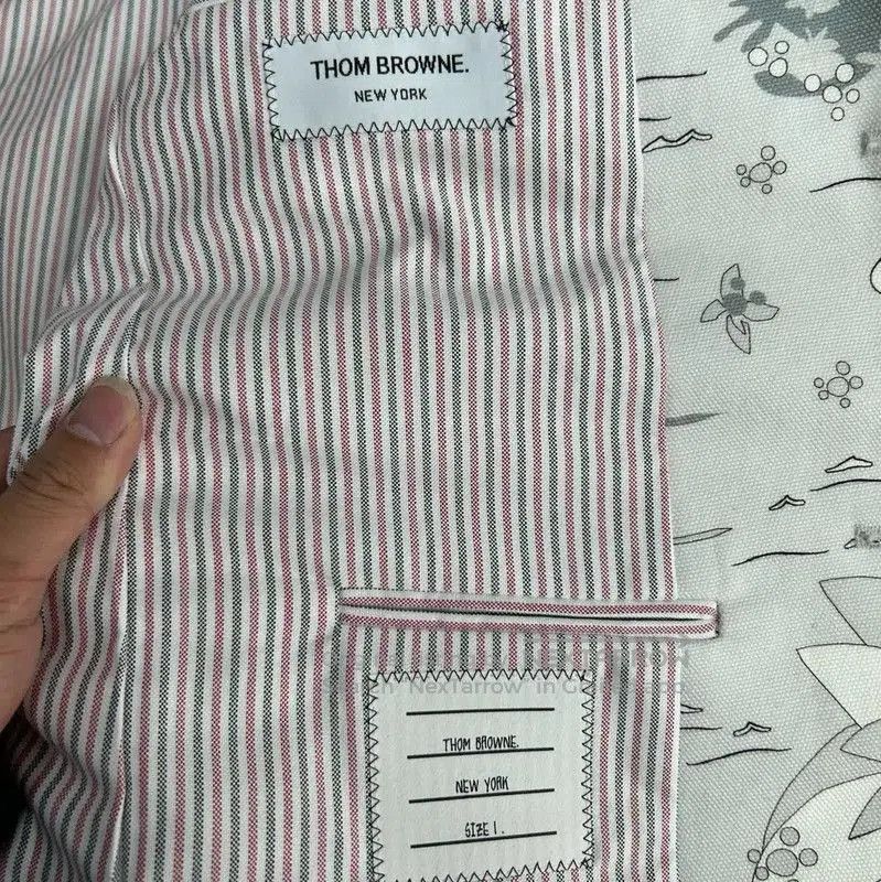 Thom Browne Thom Browne Multicolor Cotton Long Sleeve Jacket . Size US M / EU 48-50 / 2 - 4 Thumbnail