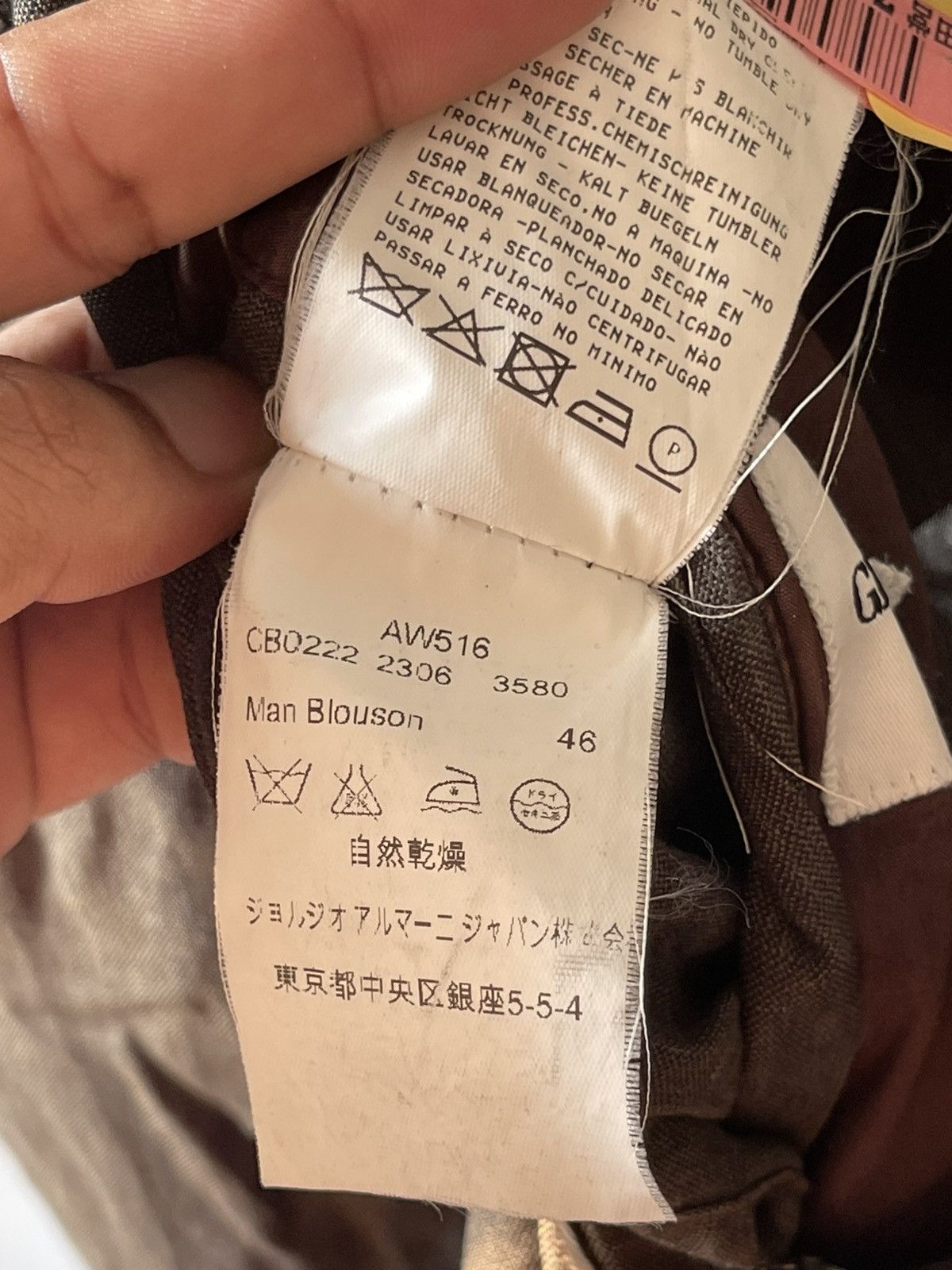 Emporio Armani × Giorgio Armani Giorgior Armani Zipper Hoodie Jacket Size US M / EU 48-50 / 2 - 20 Thumbnail