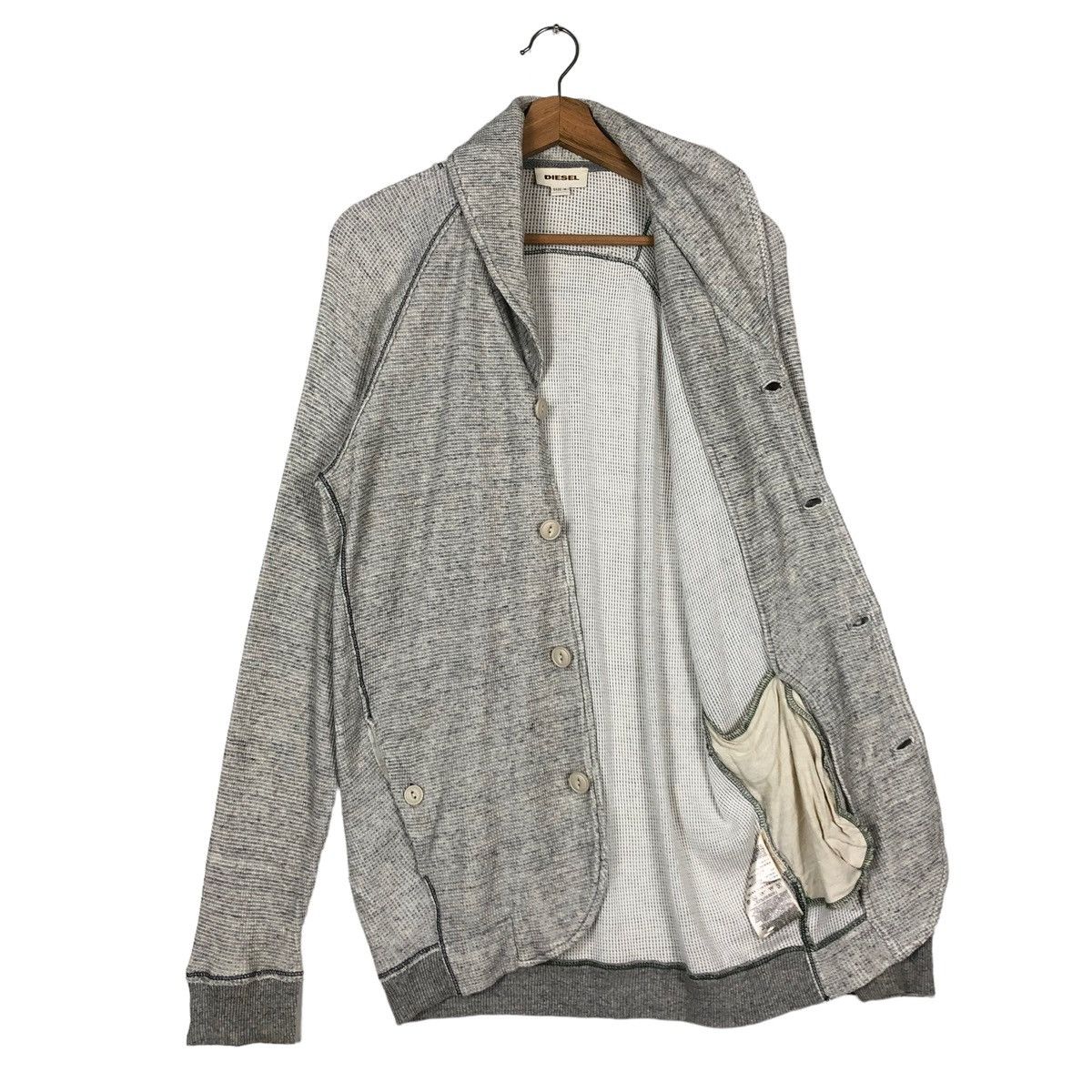Diesel 🔥VINTAGE CARDIGAN JACKET DIESEL INSPIRE ISSEY MIYAKE Size US M / EU 48-50 / 2 - 8 Thumbnail