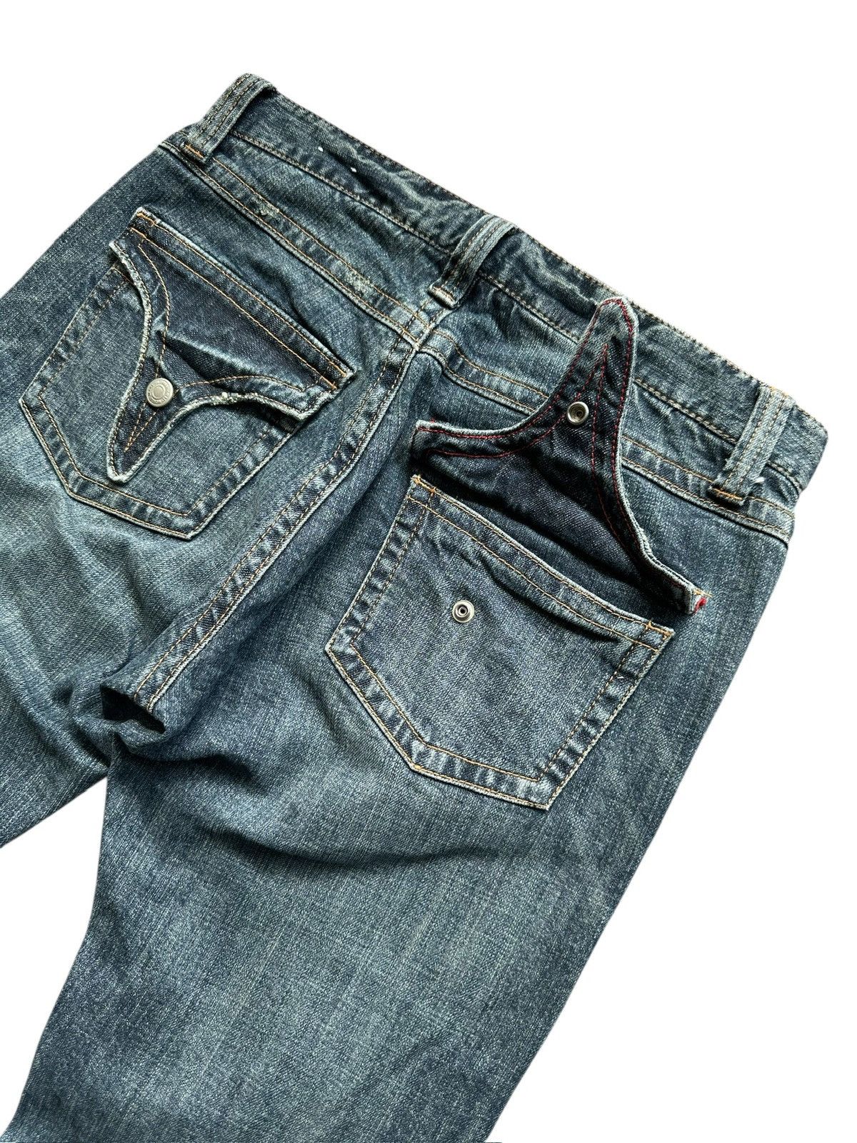 Hysteric Glamour 2000's Theoria j-rock flared fashion jeans Size US 30 / EU 46 - 9 Thumbnail