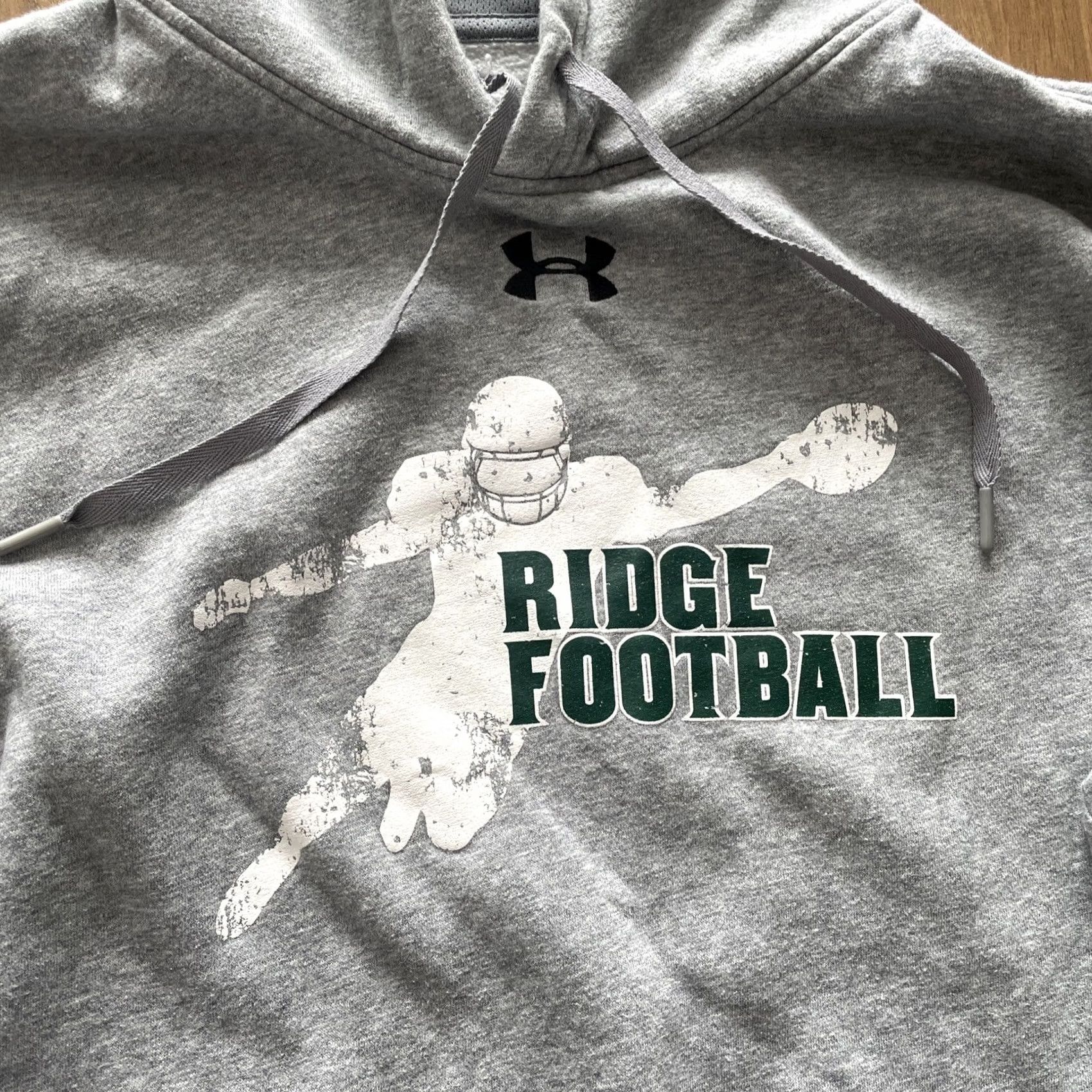 Under Armour Under Armour Hoodie Men’s XL Gray Ridge Football Sweatshirt Pockets Fleece Active Shirt Pullover Regular Size Mens Size US XL / EU 56 / 4 - 3 Thumbnail