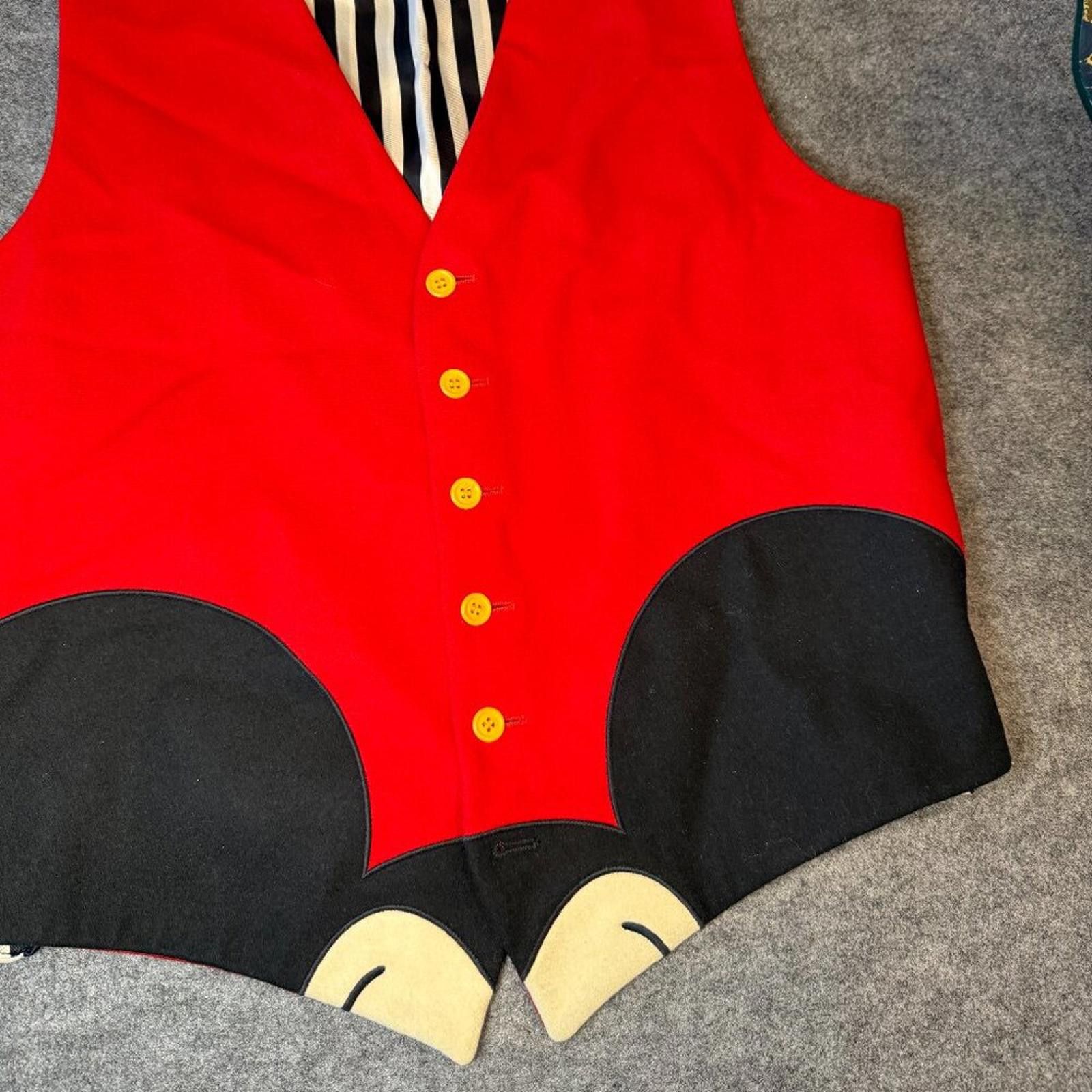 Other RARE Vintage MOSCHINO Cheap & Chic Mickey Mouse Vest Wool Size M / US 6-8 / IT 42-44 - 5 Thumbnail