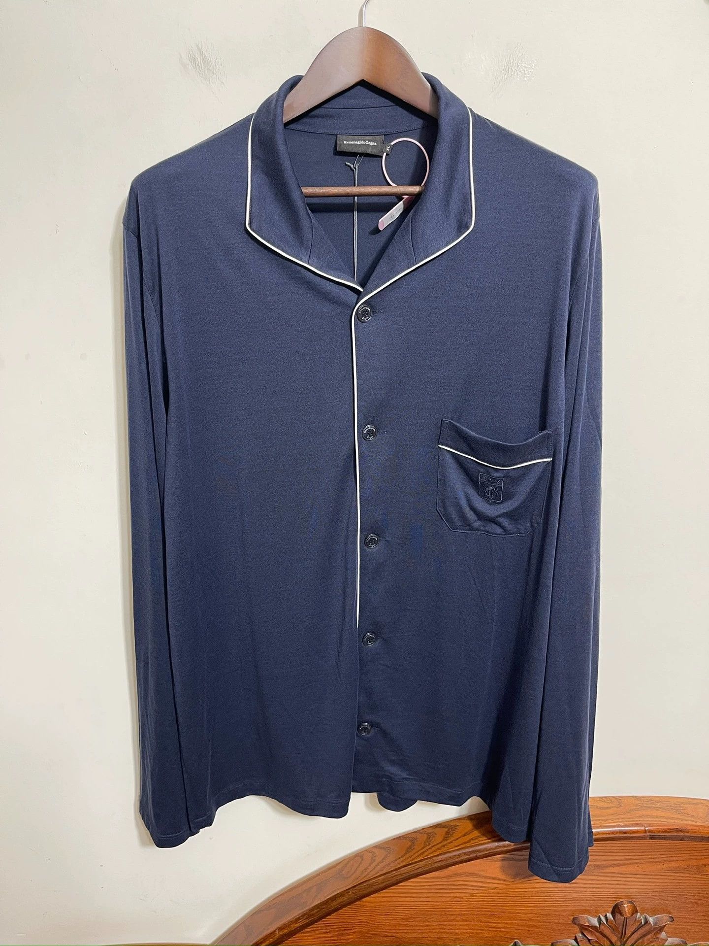 Ermenegildo Zegna Ermenegildo Zegna Silk-Cotton Loungewear Set XL Size US XL / EU 56 / 4 - 1 Thumbnail