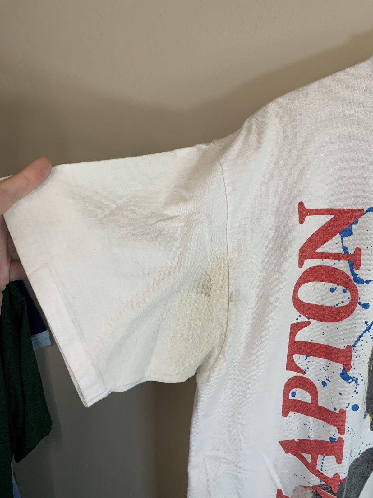 Band Tees × Vintage RARE* Vintage 1992 Eric Clapton USA Tour Single Stitch Shirt Size US L / EU 52-54 / 3 - 9 Thumbnail