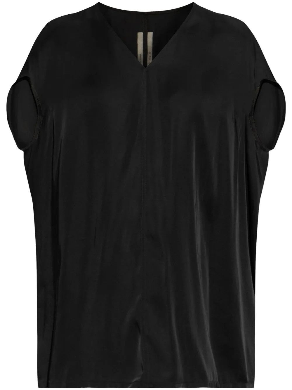 Rick Owens o1y0126 Blouse in Black Size M / US 6-8 / IT 42-44 - 1 Thumbnail