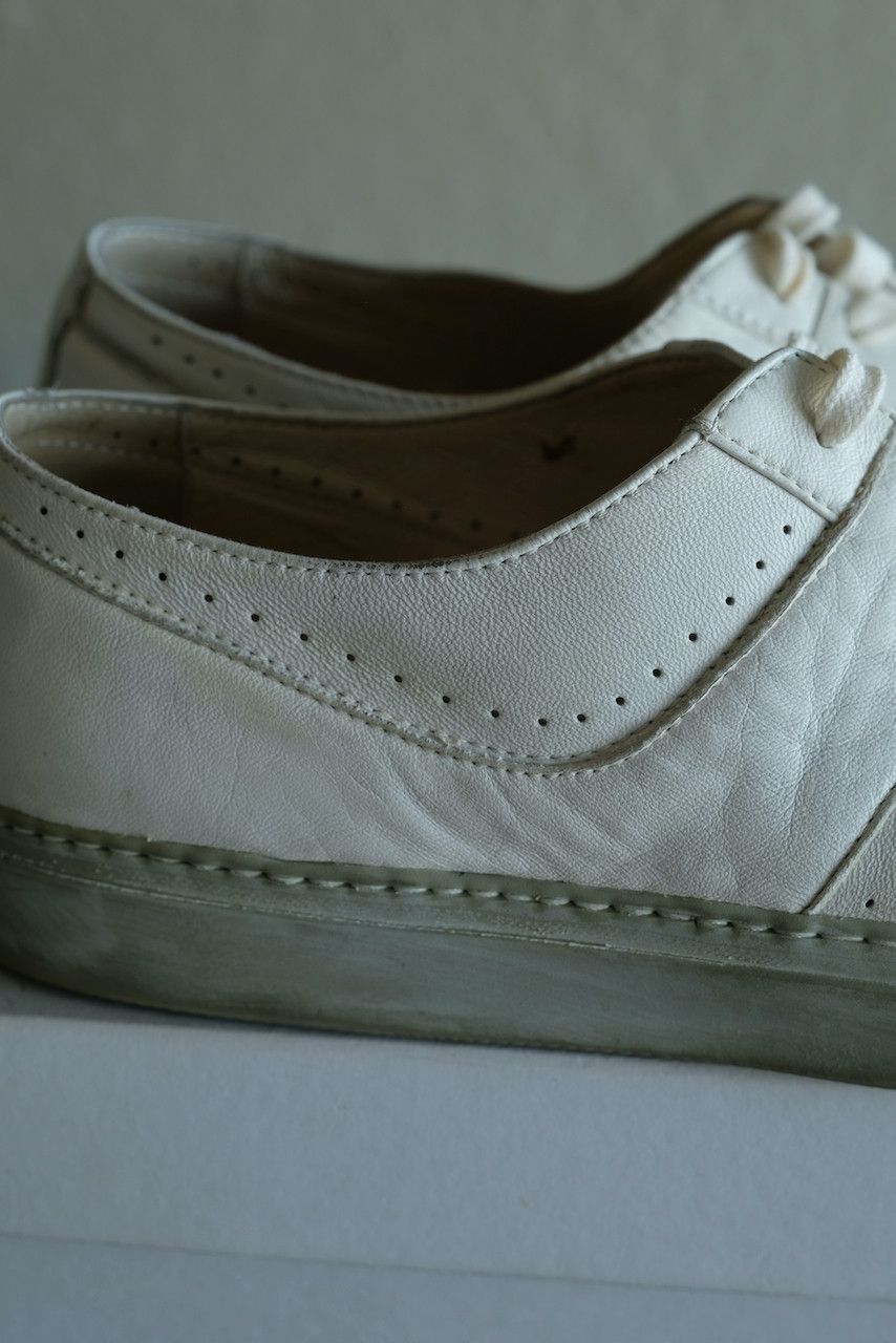 Yohji Yamamoto Y's Yohji Yamamoto White Leather Sneakers Lambskin Shoes 9 Size US 9 / EU 42 - 5 Thumbnail