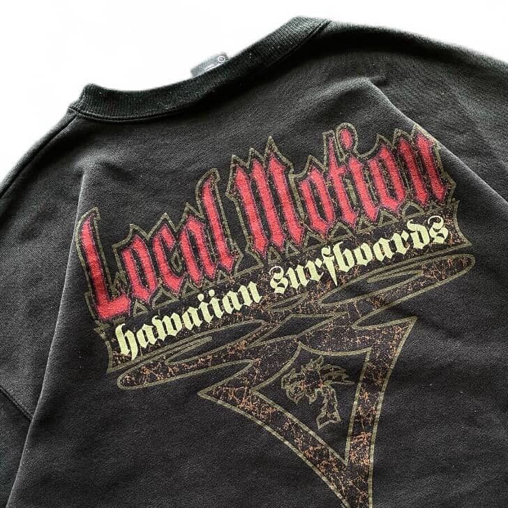 Vintage VINTAGE LOCAL MOTION HAWAIIAN SURF STYLE SWEATSHIRT Size US L / EU 52-54 / 3 - 3 Thumbnail