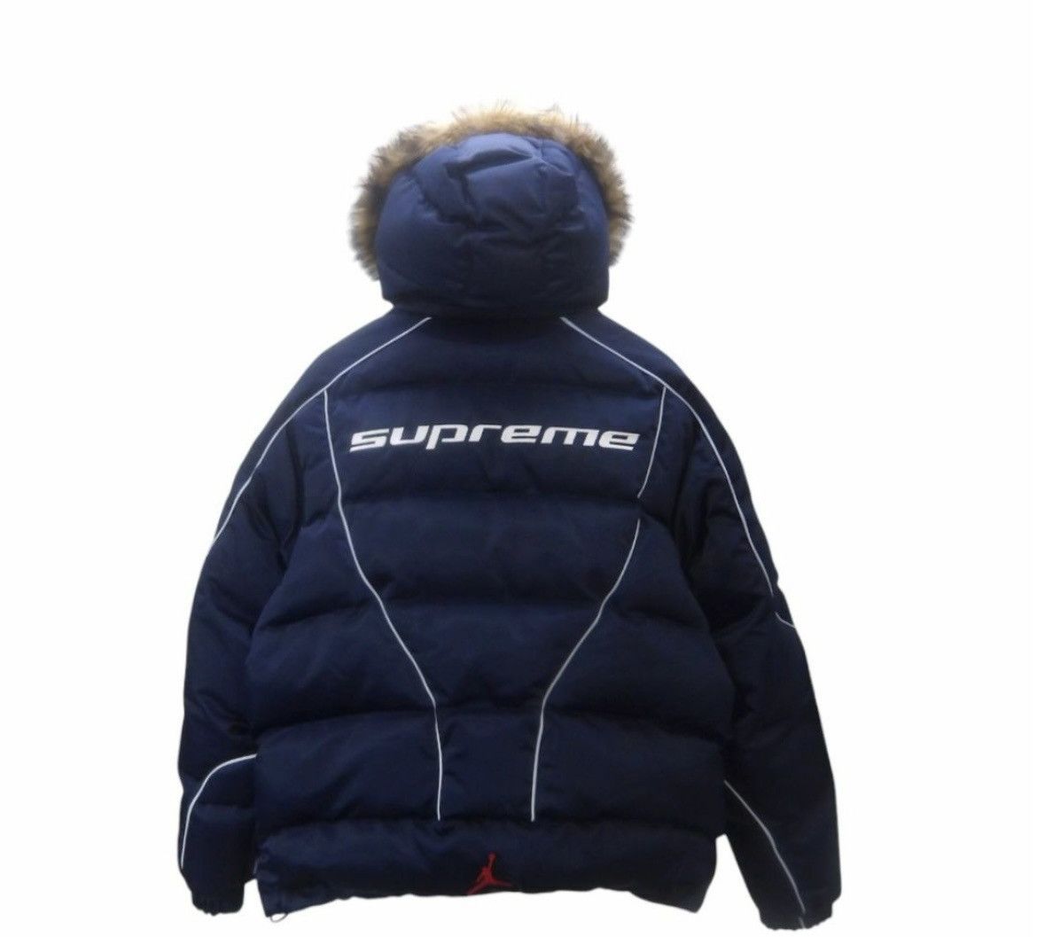 Jordan Brand Jordan x Supreme Puffer Parka Jacket HF0828-410 Men Size 2XL Size US XXL / EU 58 / 5 - 2 Thumbnail