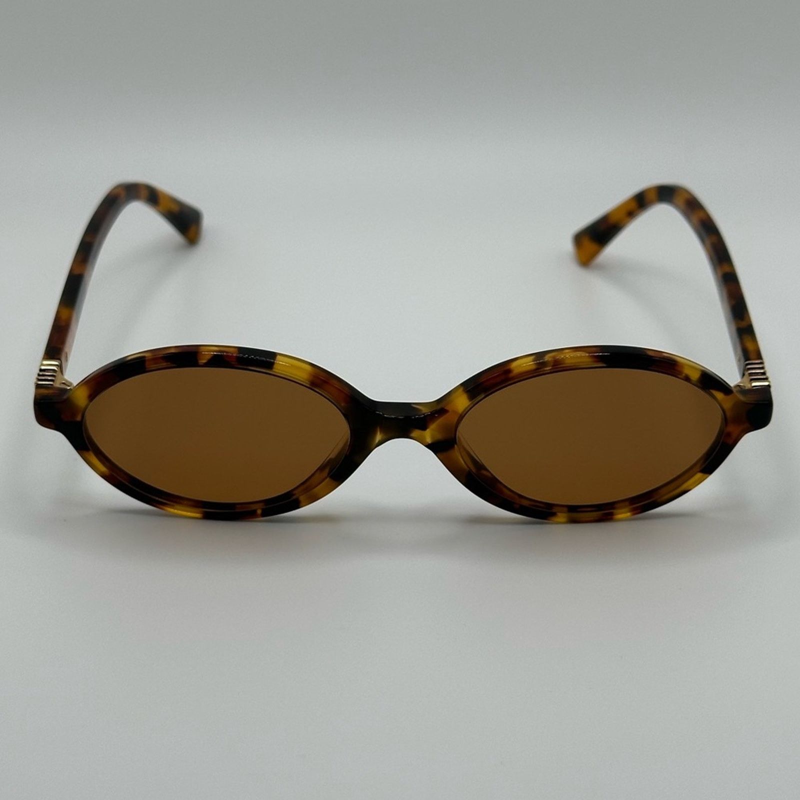 Miu Miu NEW MIU MIU MU04ZS 19P2Z1 Light HavanaBrown Women Sunglasses Size ONE SIZE - 2 Thumbnail