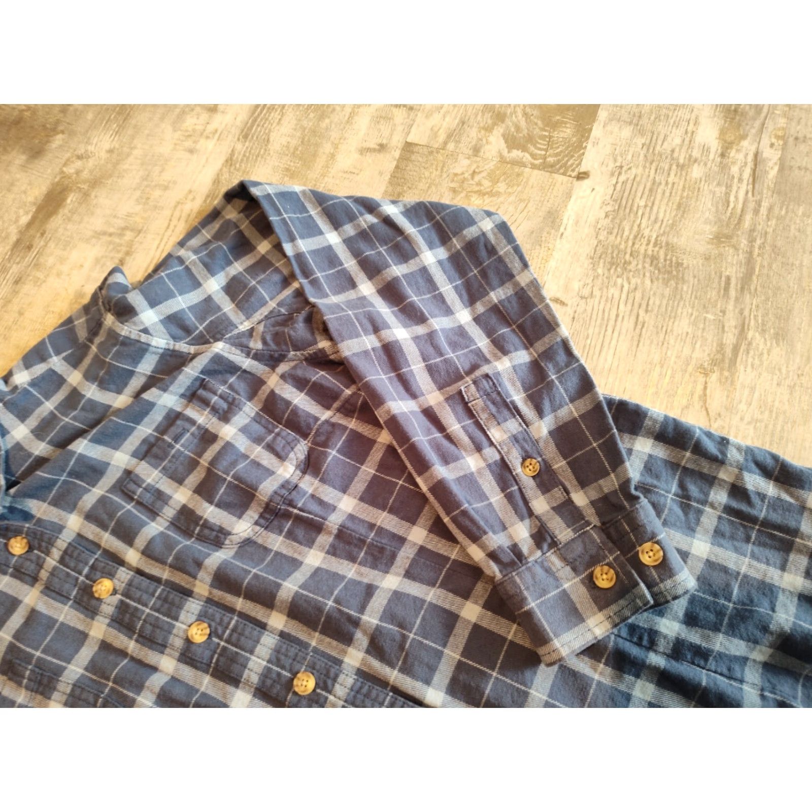 Duluth Trading Company DULUTH TRADING CO Plaid Long Sleeve Button-Up Shirt Womens Medium Multicolor Cotton Size M / US 6-8 / IT 42-44 - 5 Thumbnail