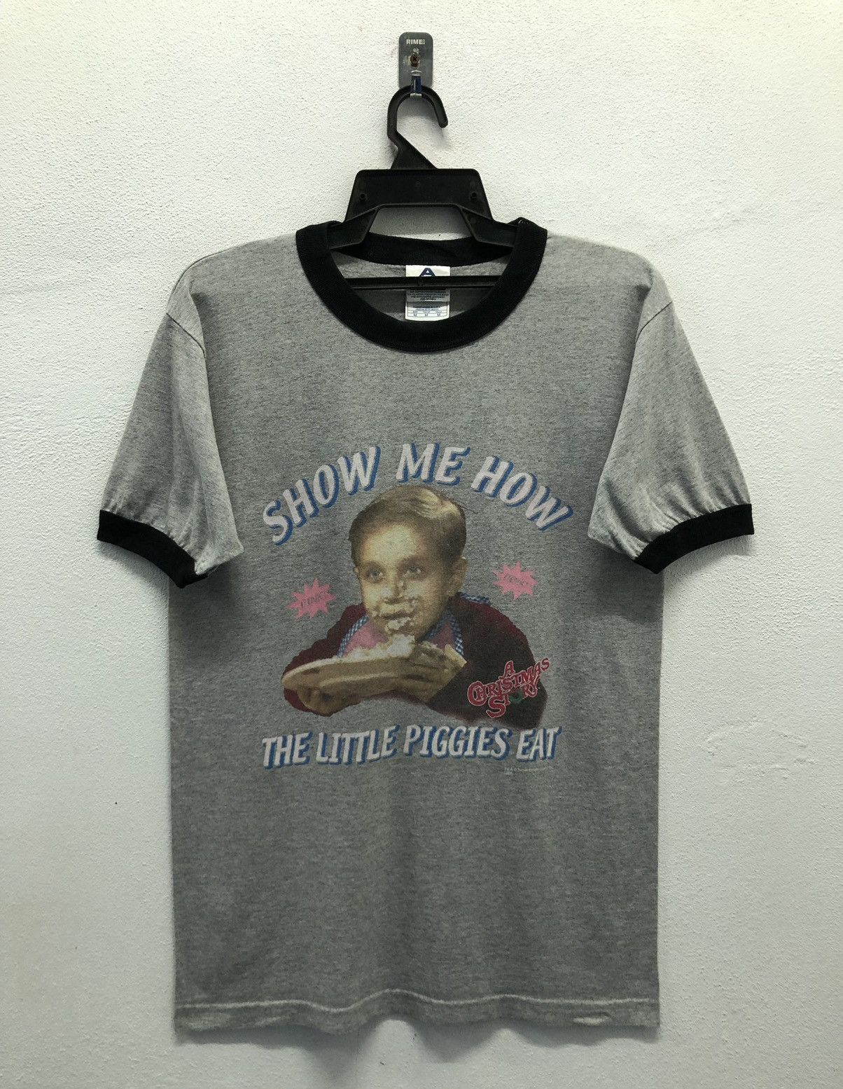 Vintage Vintage Show Me How The Little Piggies Eat T-Shirt Size US M / EU 48-50 / 2 - 1 Thumbnail