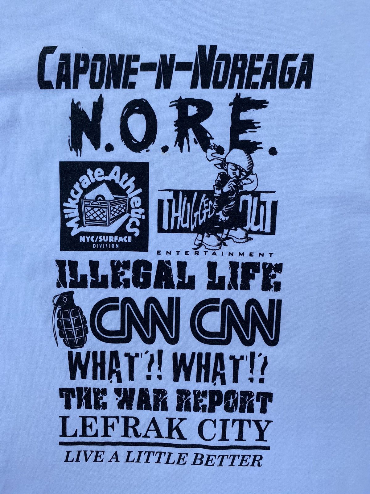 Rap Tees Sick🔥Original Vintage N.O.R.E x CAPONE-N-NOREAGA Rap Tees Size US M / EU 48-50 / 2 - 3 Thumbnail