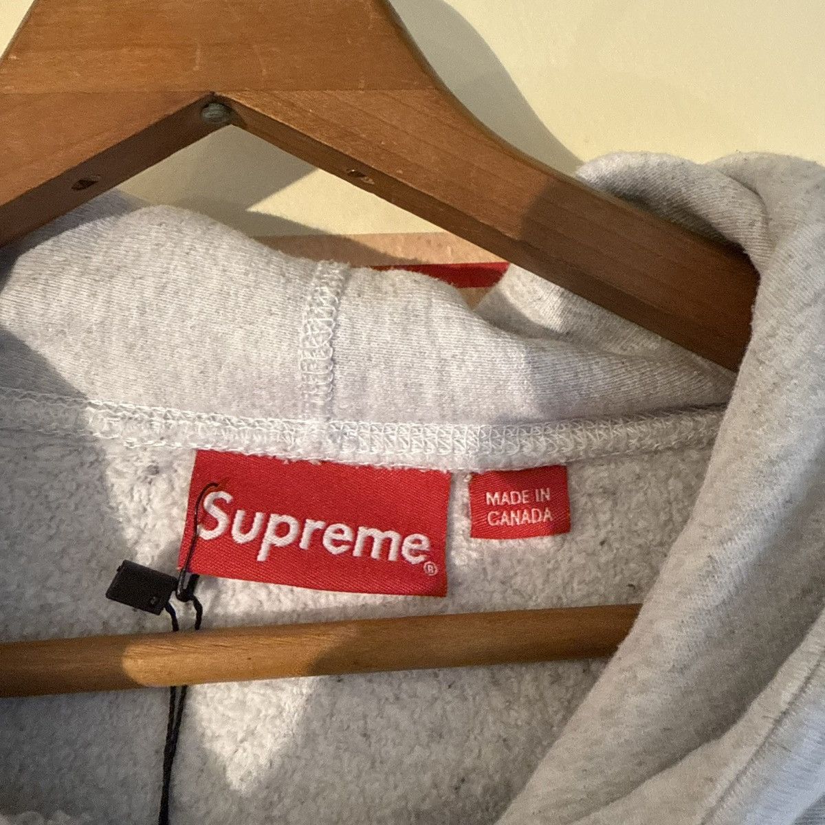 Supreme Supreme Green Apple Heather Gray Hoodie medium Size US M / EU 48-50 / 2 - 4 Thumbnail