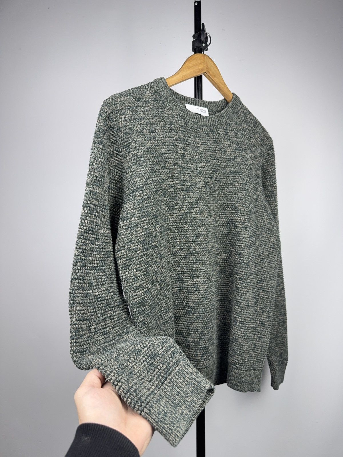 Selected Homme Avant Garde Selected Homme Scandinavian Minimal Knit Sweater Size US M / EU 48-50 / 2 - 6 Thumbnail