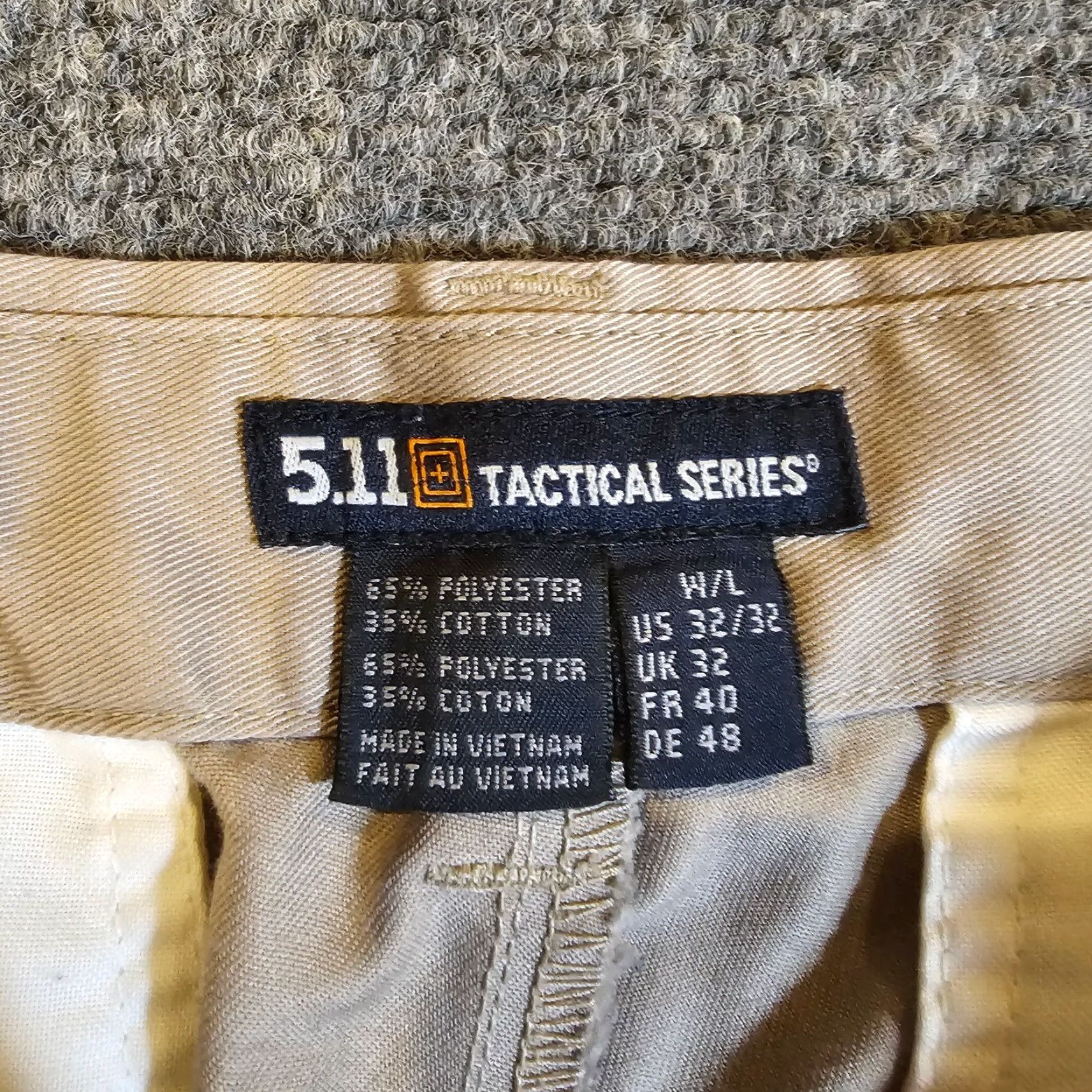 Vintage VINTAGE 5.11 Tactical Pant Mens 32x32 Beige Cargo PDU Ripstop Utility Pockets Outdoors Size US 32 / EU 48 - 3 Thumbnail