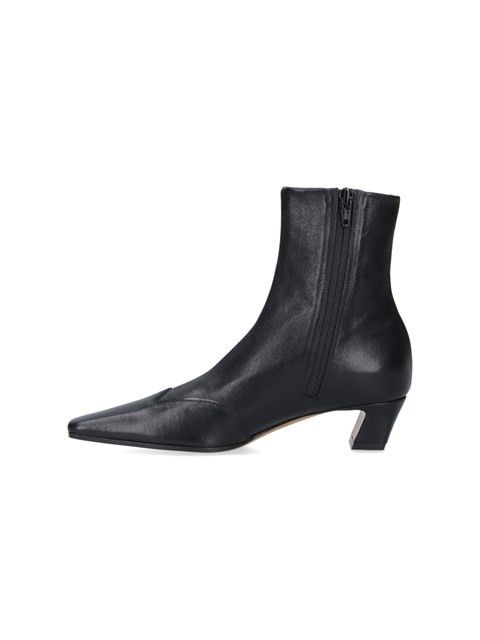 KHAITE o1s22i1n0724 Ankle Boots in Black Size US 6 / IT 36 - 3 Thumbnail