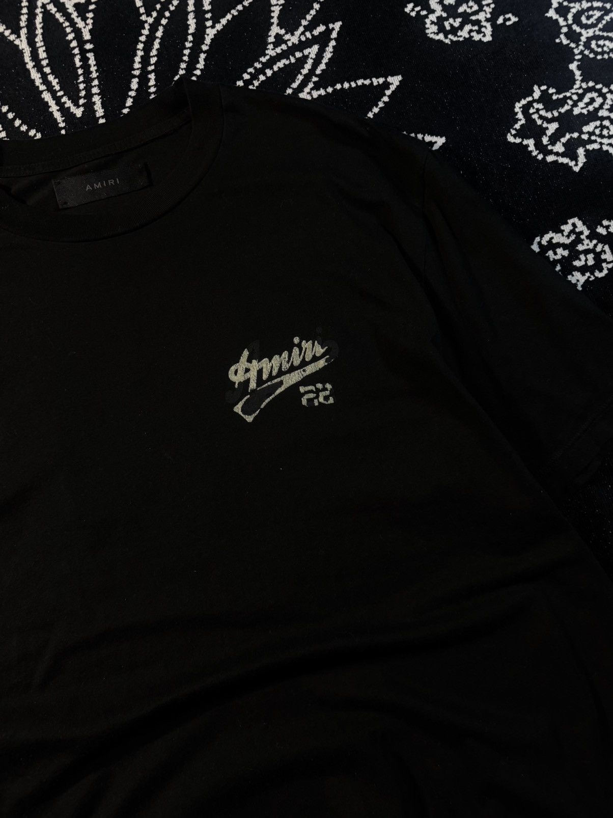 Amiri AMIRI “22” SCRIPT LOGO TEE Size US M / EU 48-50 / 2 - 5 Thumbnail
